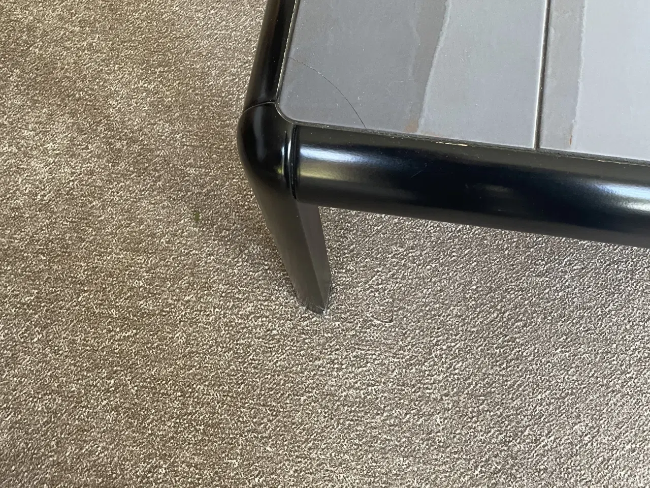 Billede 1 - Sofabord mørkbejdset træ