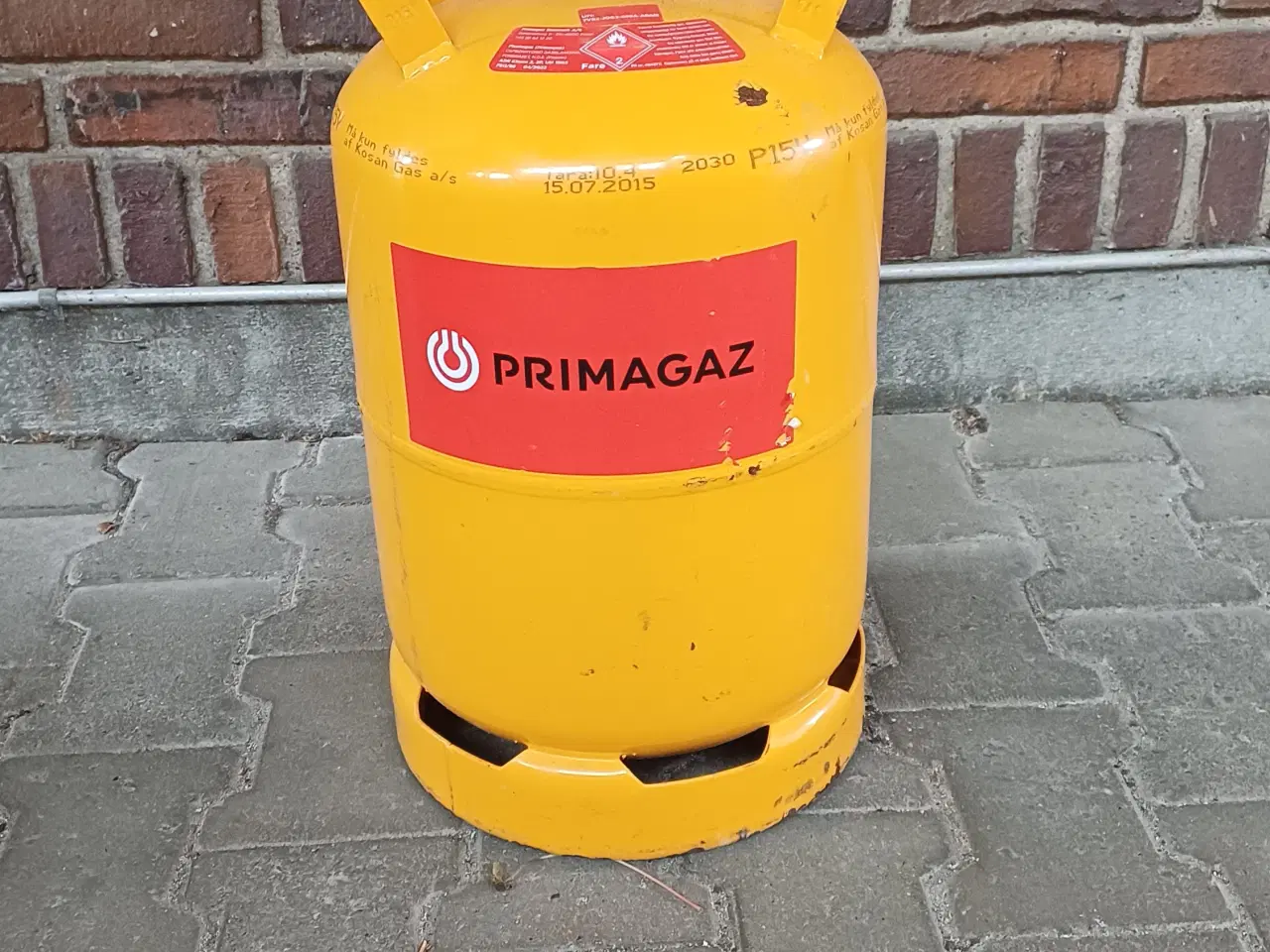 Billede 1 - Gasflaske, 11 kg gasflaske, næsten ny, 90% fyldt. 