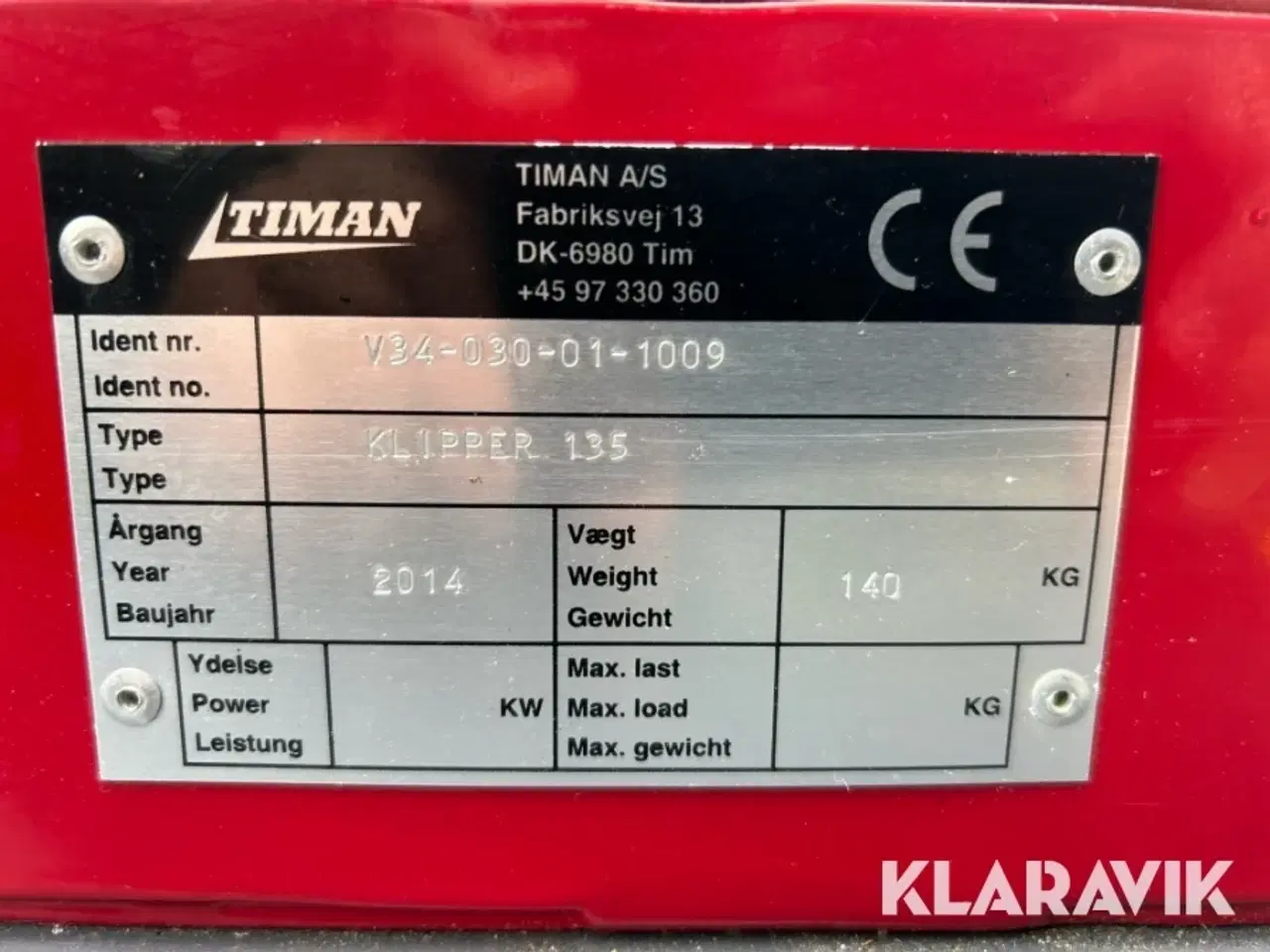 Billede 8 - Rotorklipper Timan Klipper 135