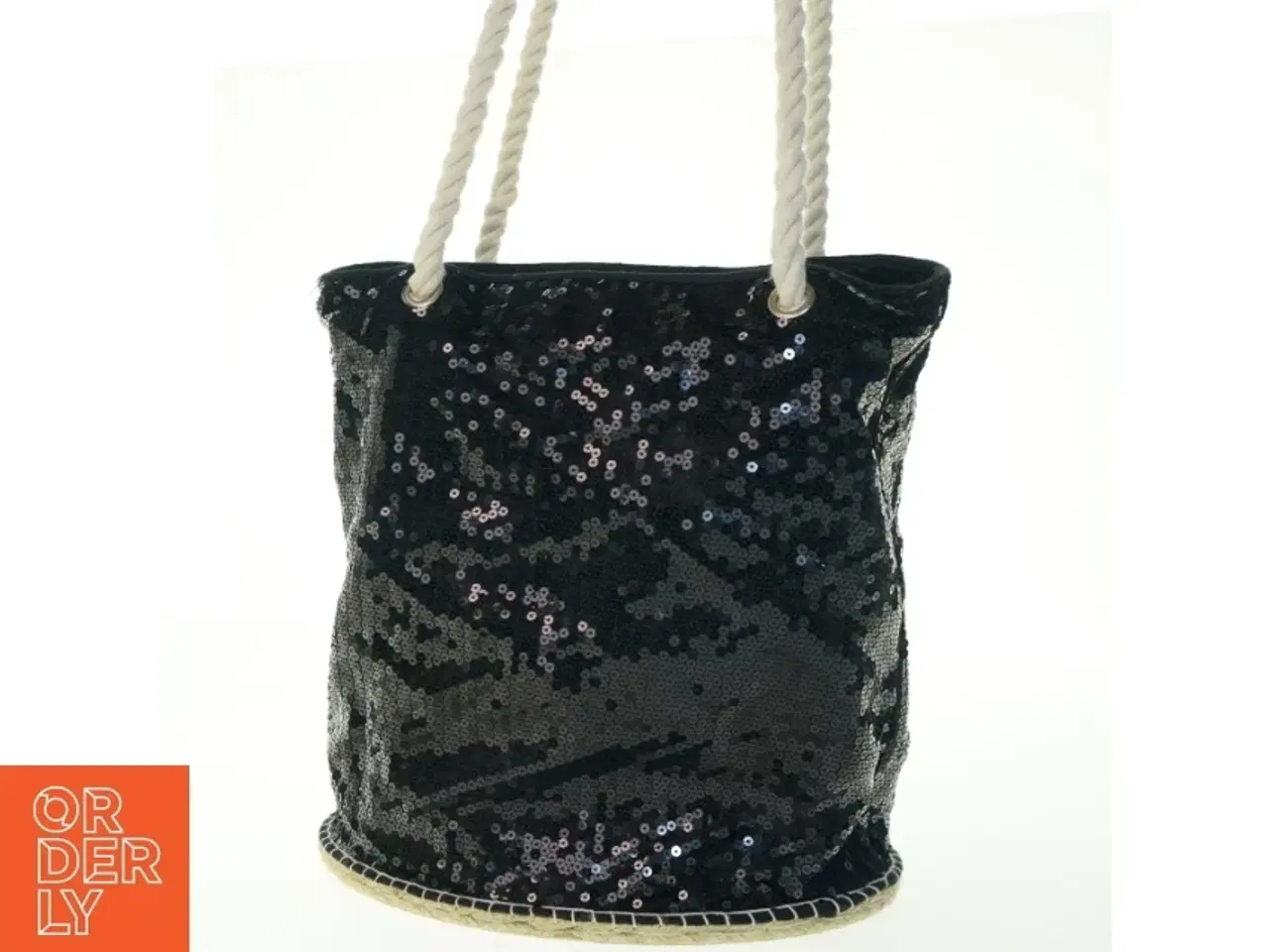 Billede 1 - Sort skuldertaske  ilse jacobsen (str. 33x33 cm)