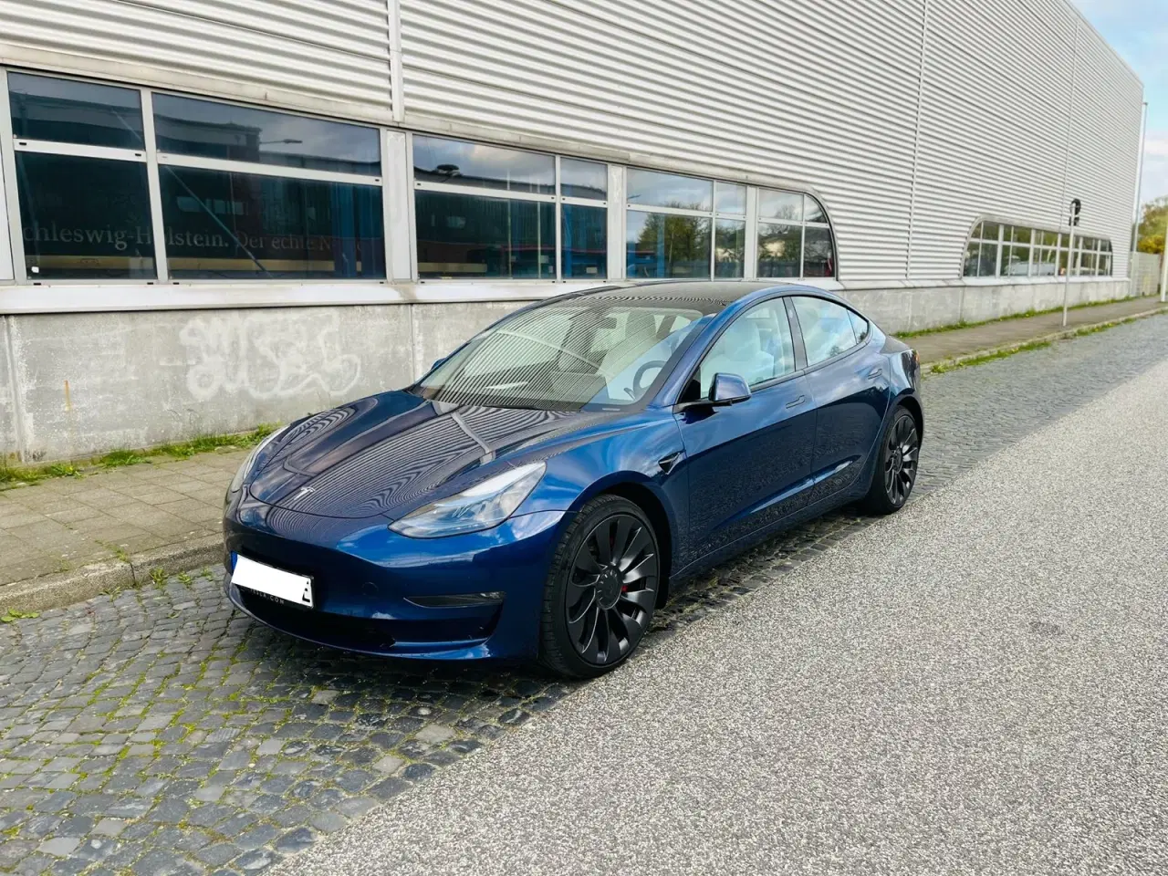 Billede 1 - Model 3 Performance, Blå, Hvid, Garanti