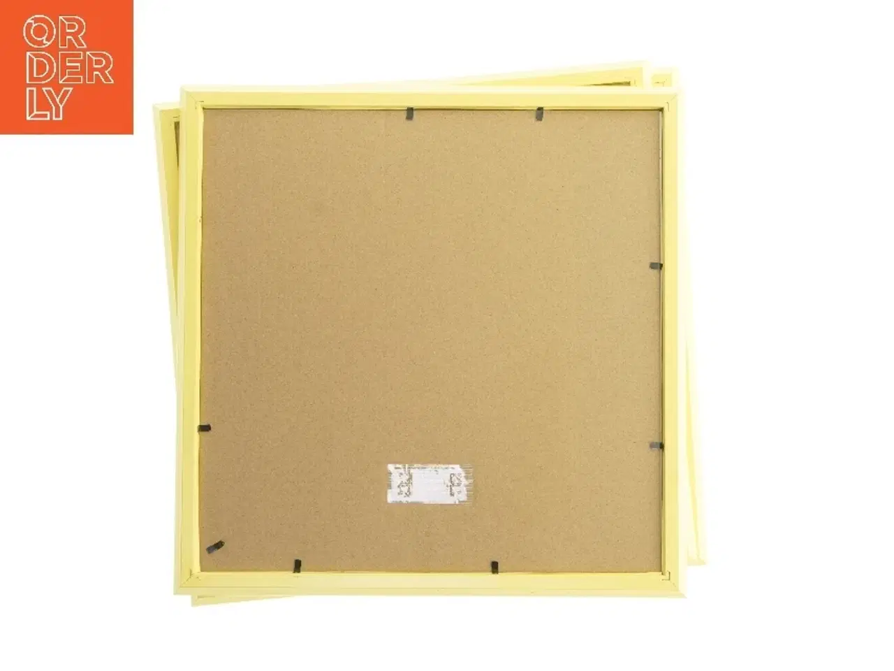Billede 3 - gule billedrammer 30x30 cm fra IKEA (str. 3 stk 30x30 cm)