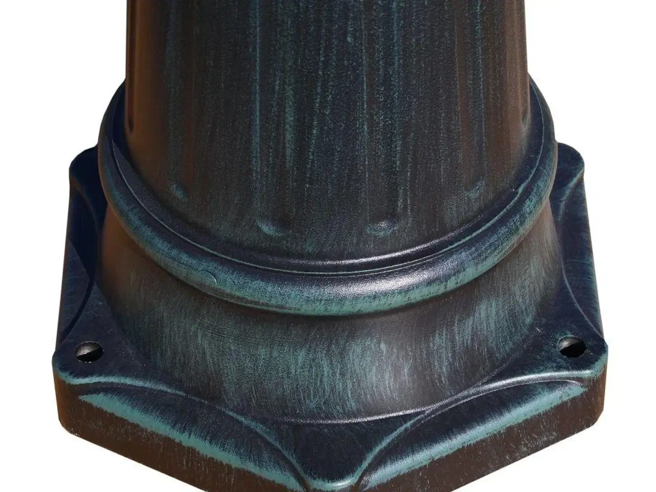 Billede 7 - Lygtepæl med 3 arme 215 cm aluminium mørkegrøn/sort