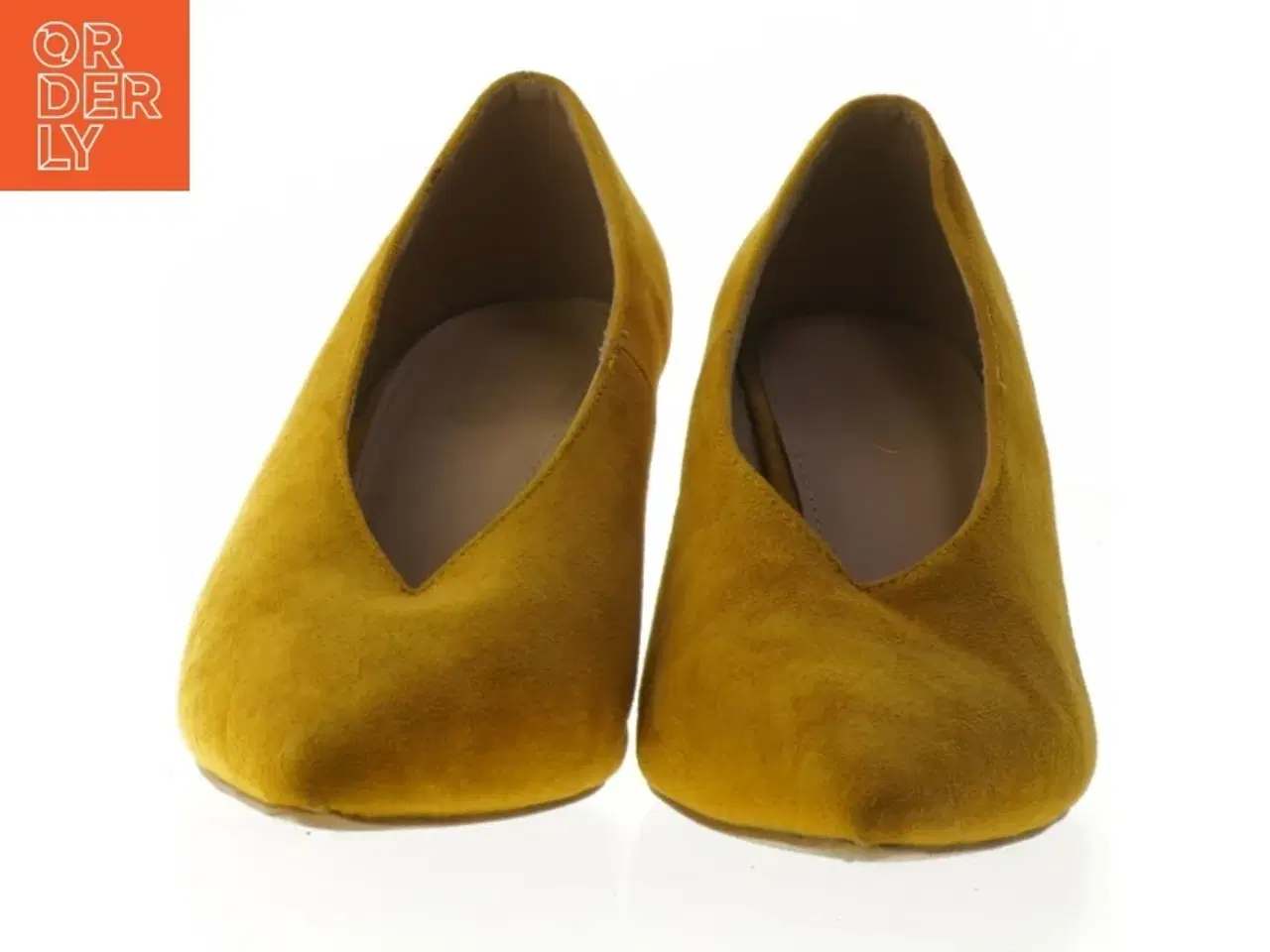 Billede 2 - Gule stiletter i størrelse 40 (str. 40 )