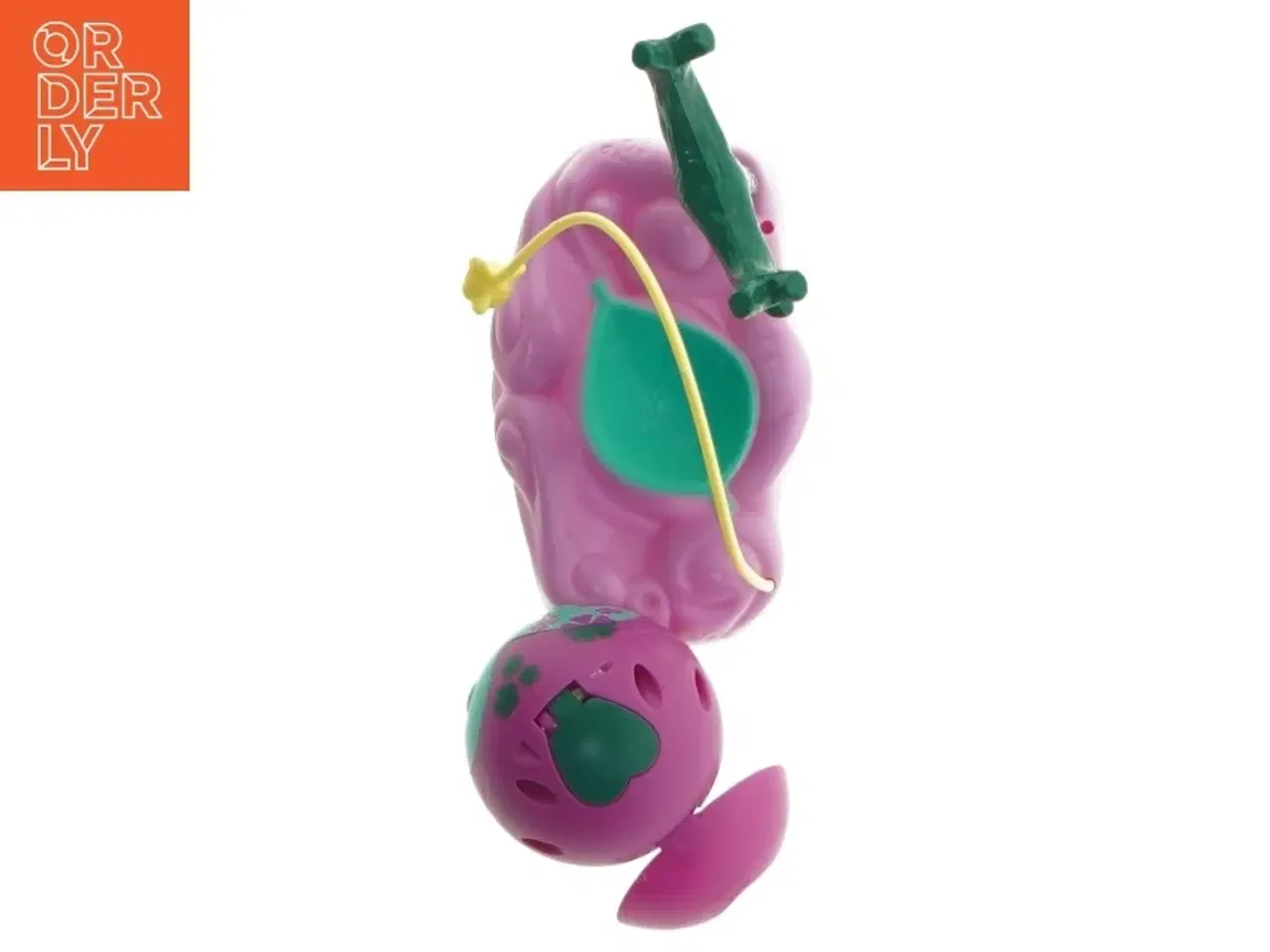 Billede 2 - Farverigt legetøjssæt med bold og base (str. 5 cm)