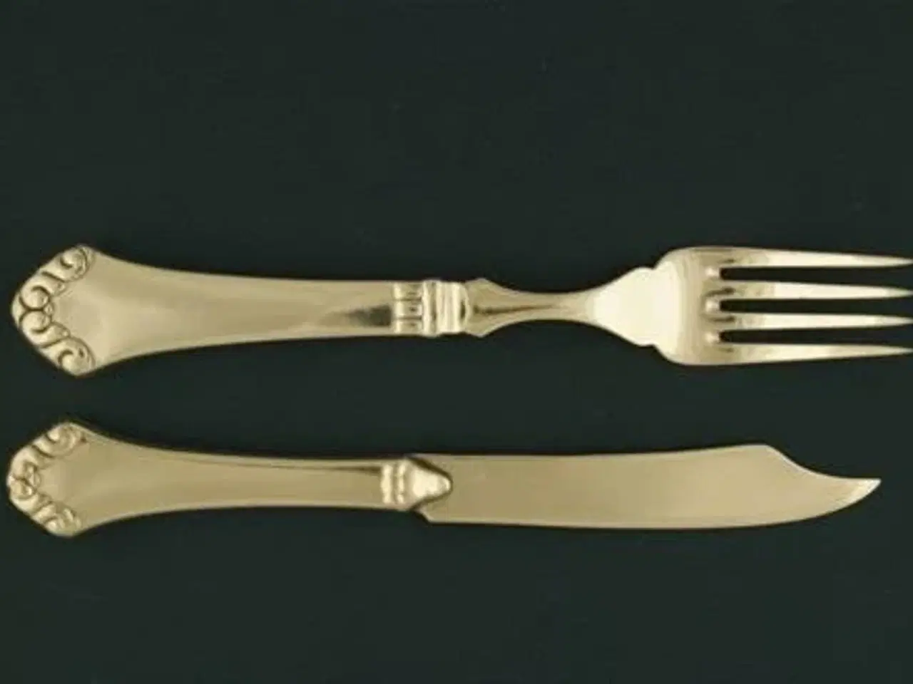 Billede 1 - Victoria Fiskekniv og gaffel, 18½ cm.