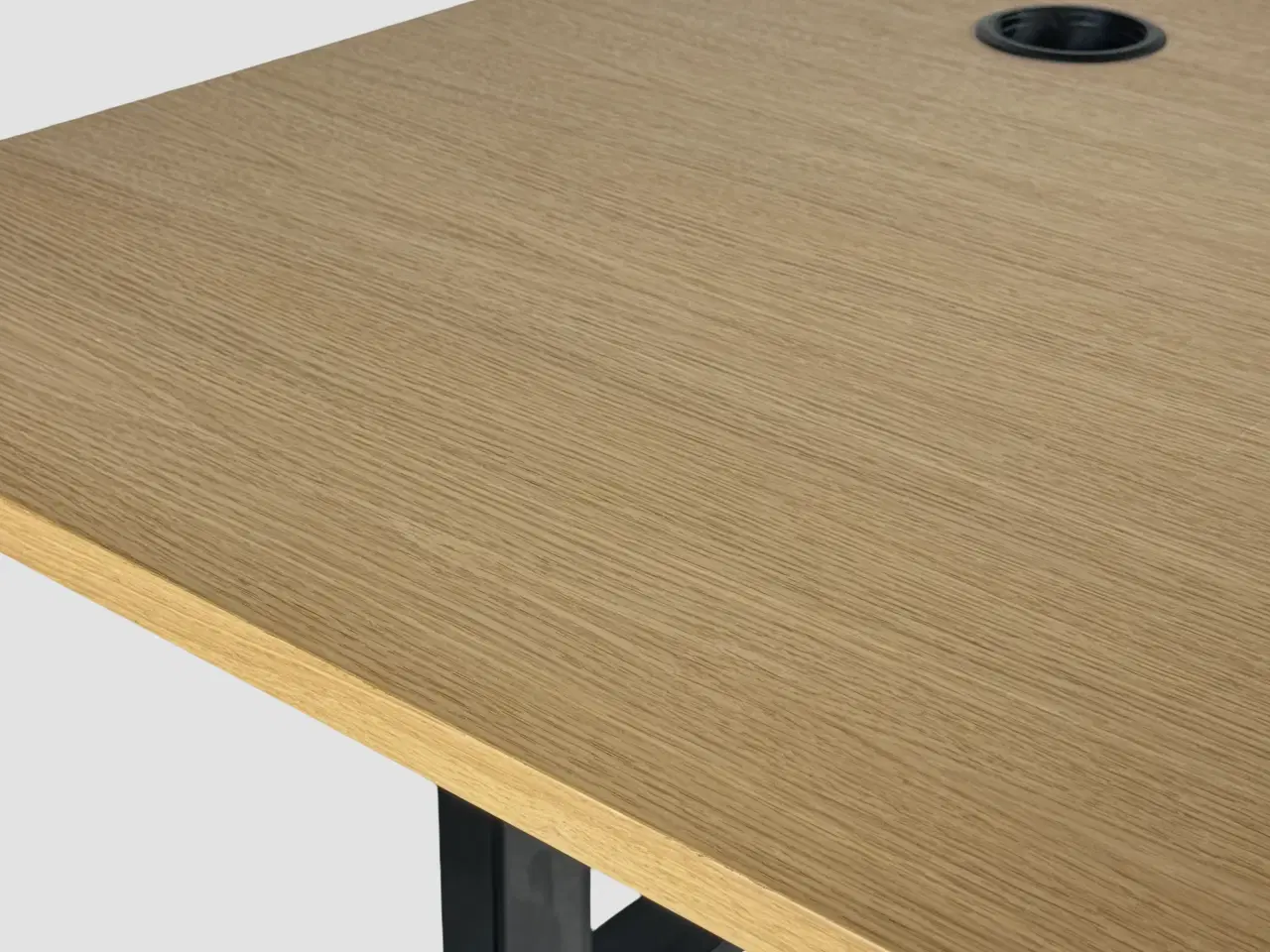 Billede 6 - Linak Hæve/sænkebord – Natur/Sort Stel 140x80 cm