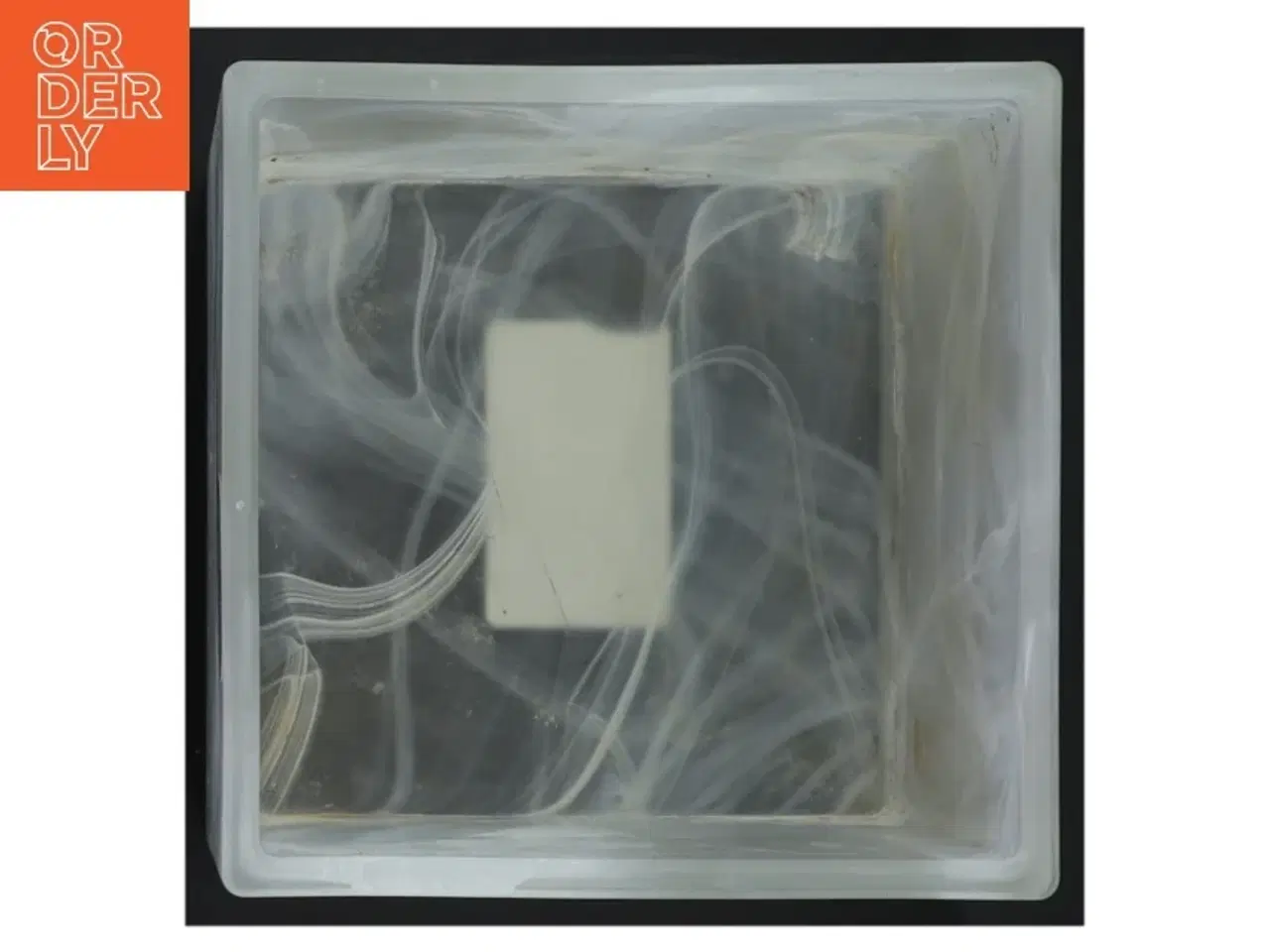 Billede 4 - Kvadratisk glasvase, til lys eller plante fra Sandra Rich Sweden (str. 12 x 12 cm)