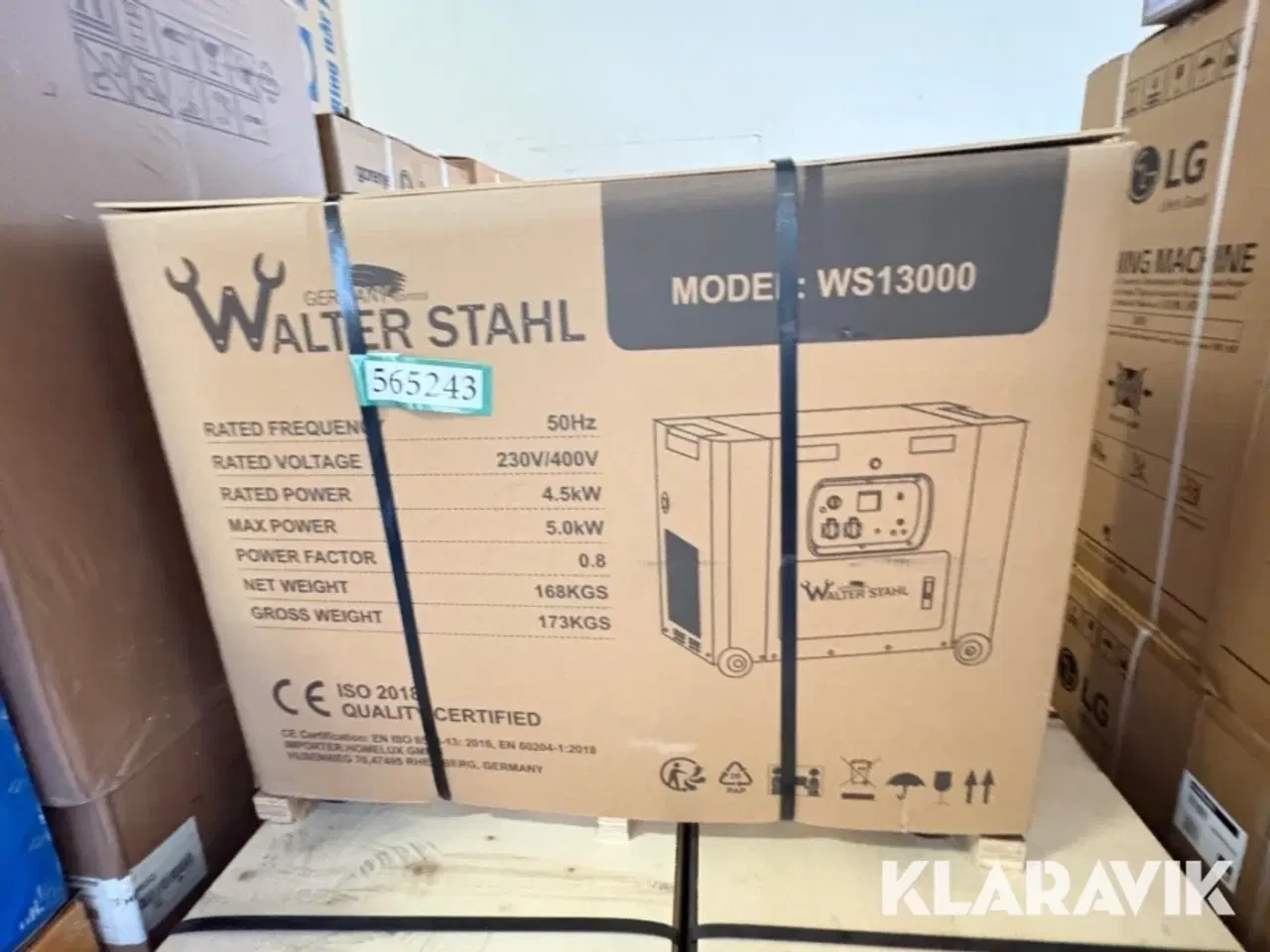 Billede 2 - Generator Walther Stahl WS13000