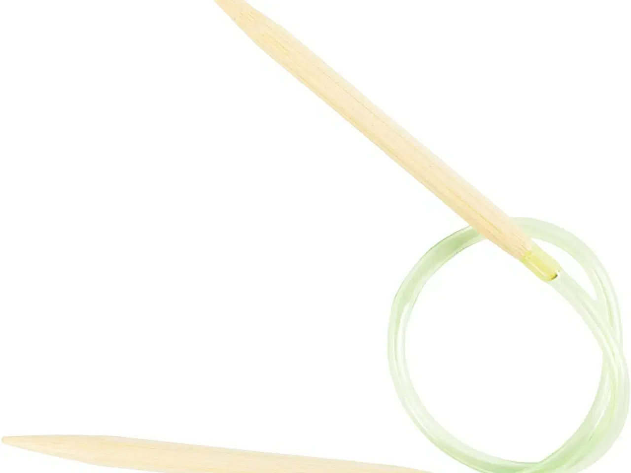 Billede 1 - Bambus Rundpind 40 cm, str. 6,5 mm - Glat Strik