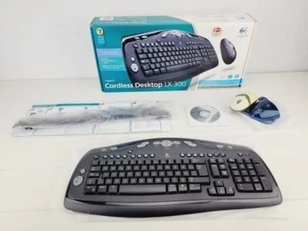 Billede 1 - Tastatur, Logitech, Cordless Desktop LX300