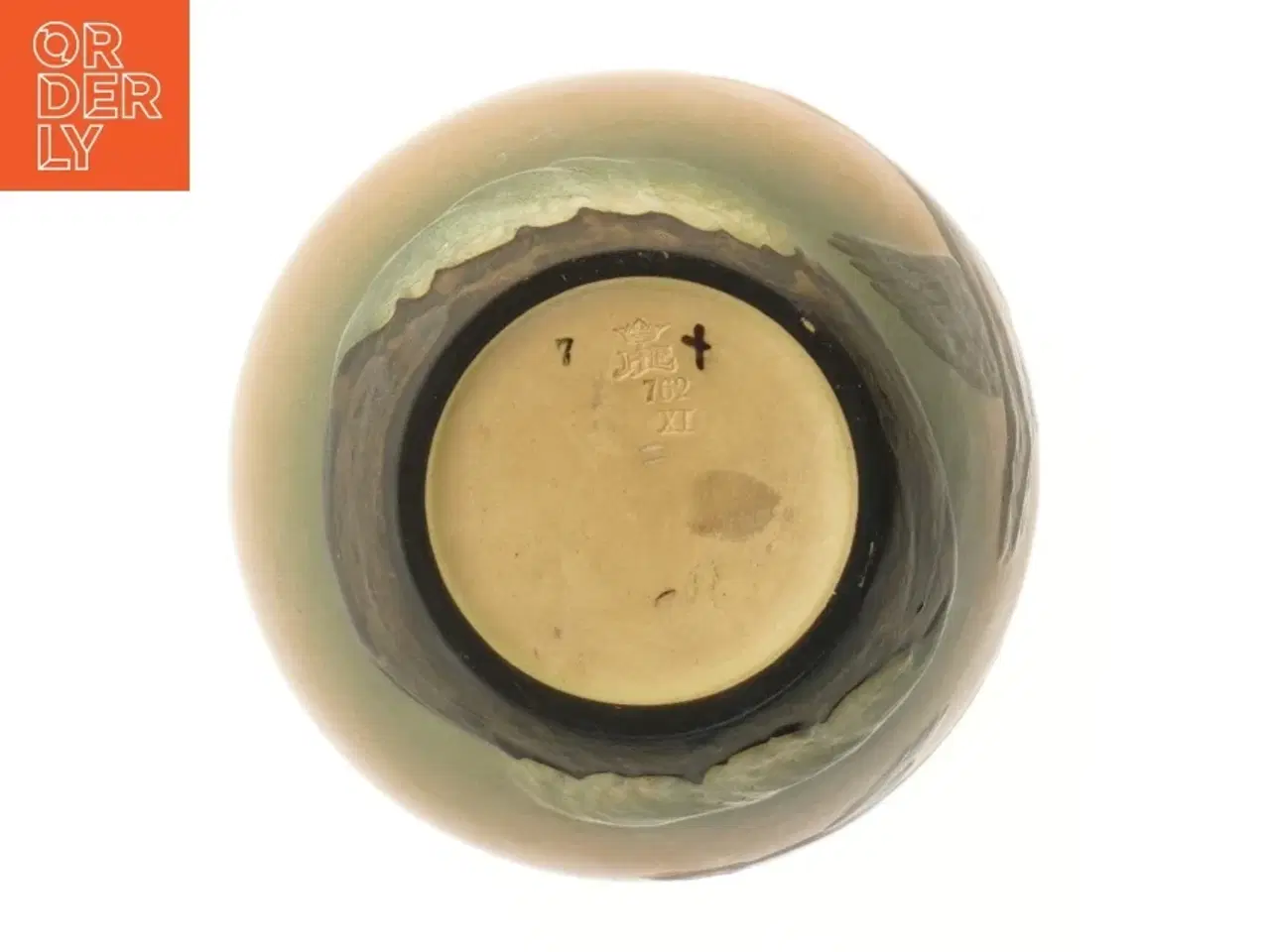 Billede 2 - P. Ipsens Enke 762 X! Vase med flyvende vildænder (str. Ø 10x15,5 cm)