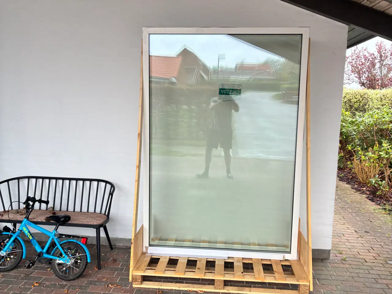 Billede 3 - Vindue fast karm Velfac træ/alu