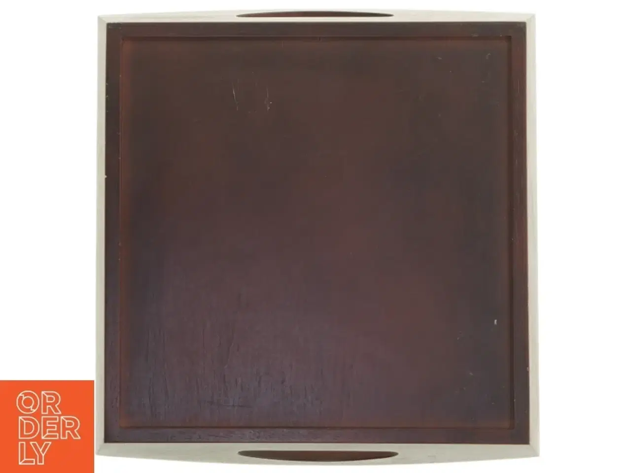 Billede 6 - Træbakke med håndtag (str. 33 x 33 cm)