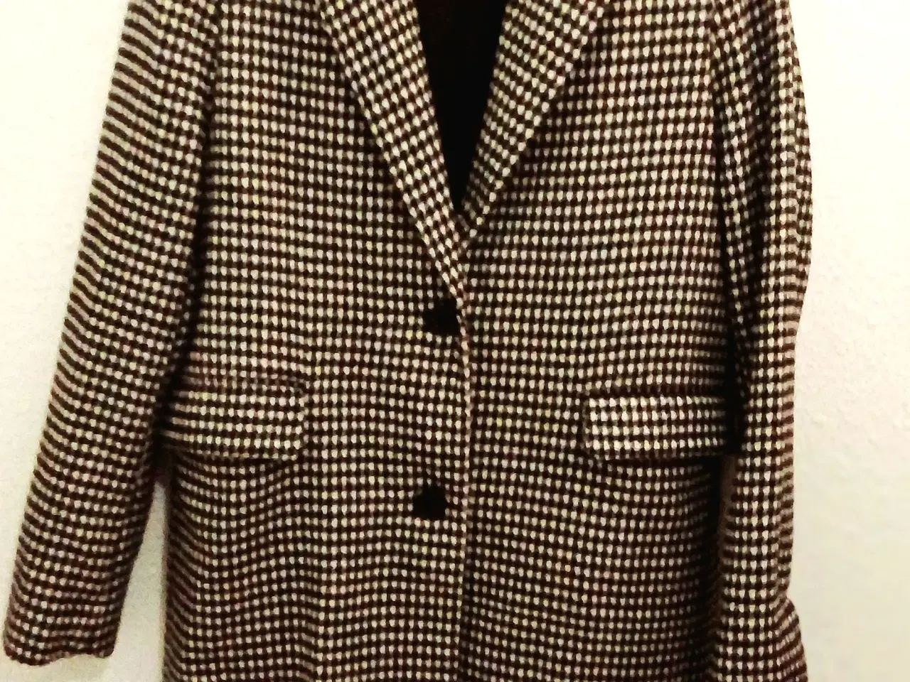 Billede 2 - Bershka ternet frakke. Overgangsfrakke str M