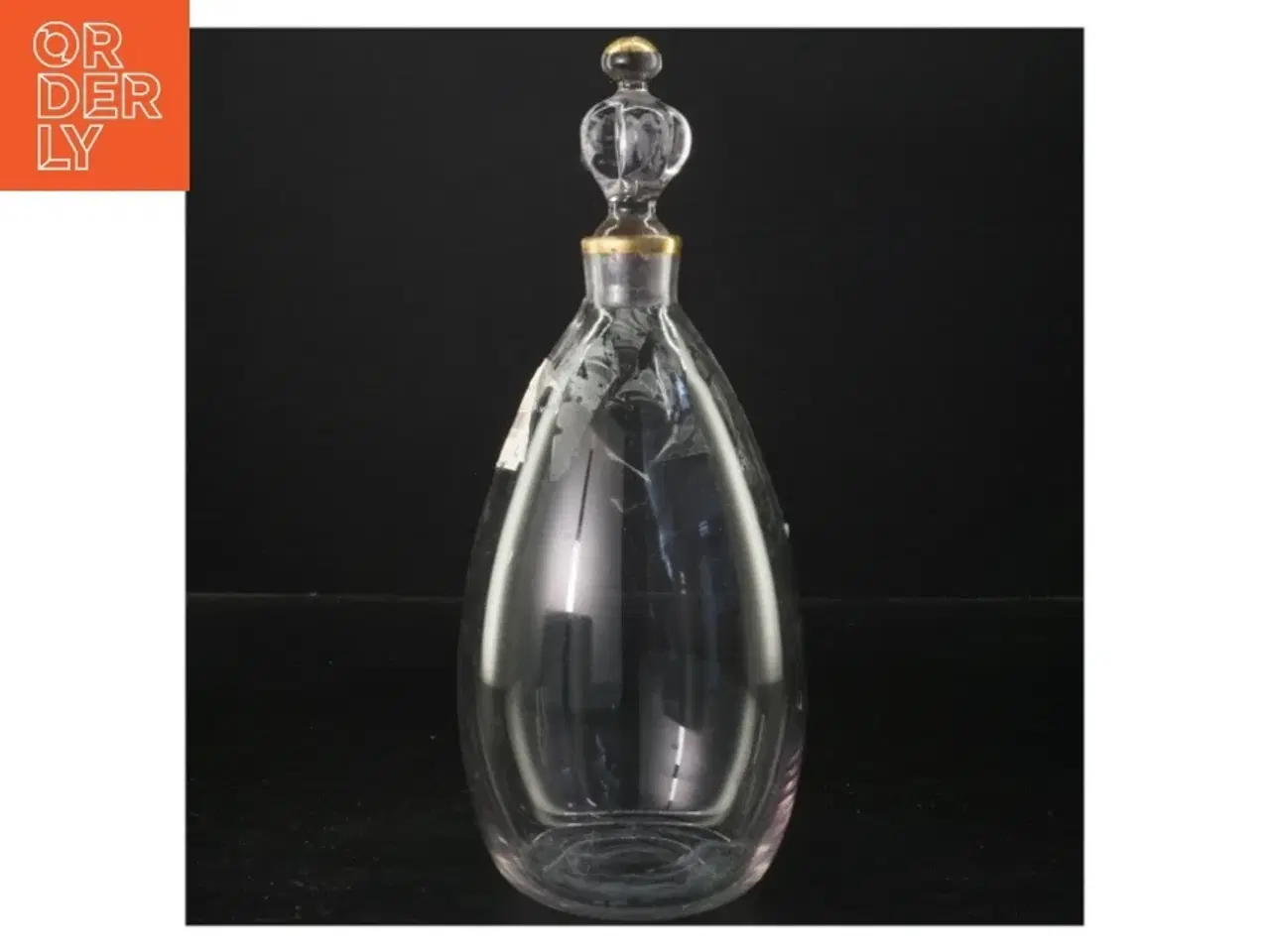 Billede 1 - Glasflaske med prop (str. 26x10 cm)