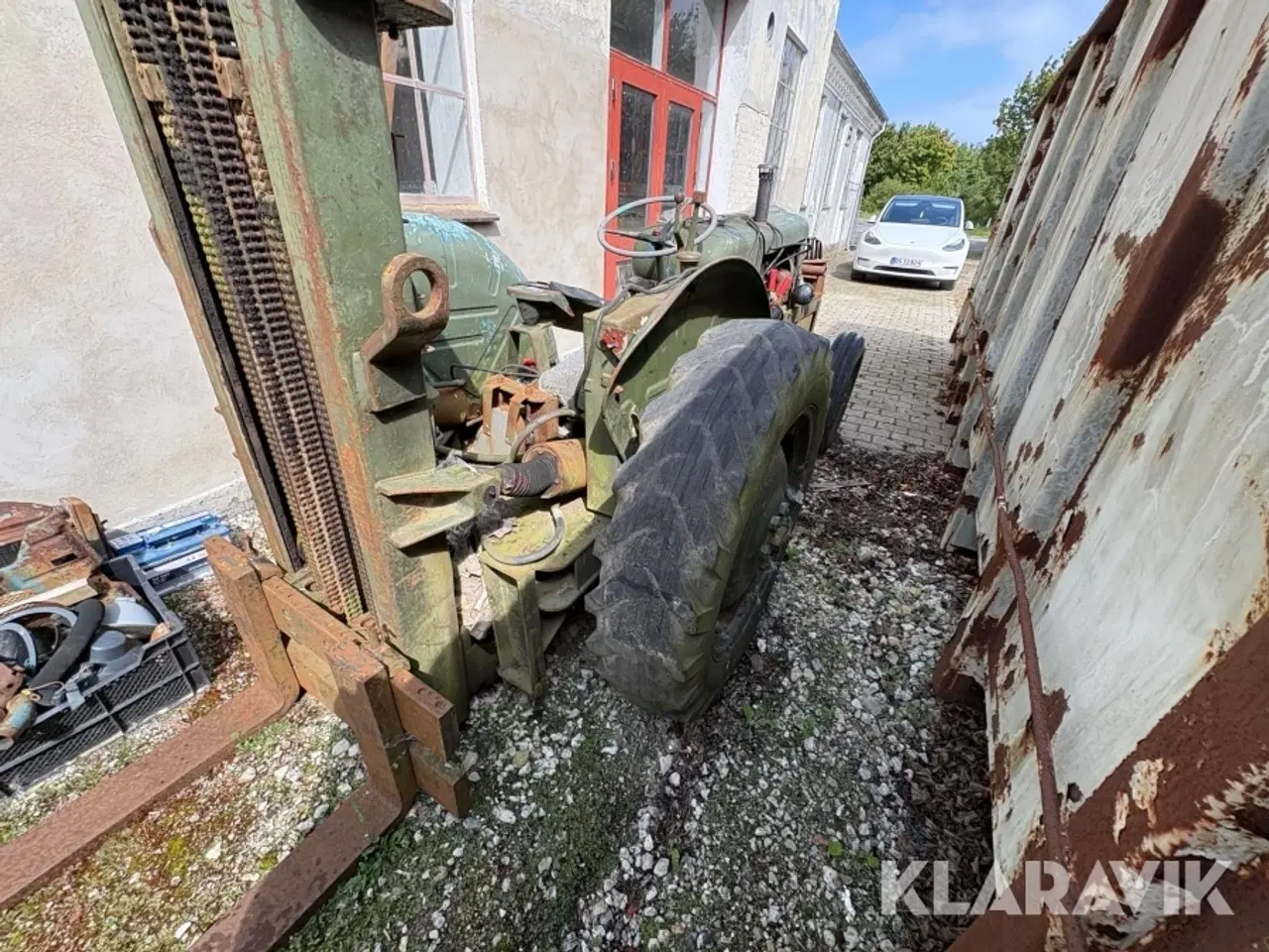 Billede 6 - Veterantraktor Volvo Bm 425 med trucktårn