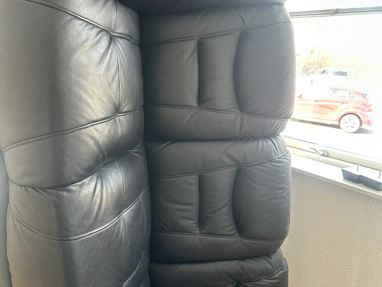 Billede 2 - Læder sofa 