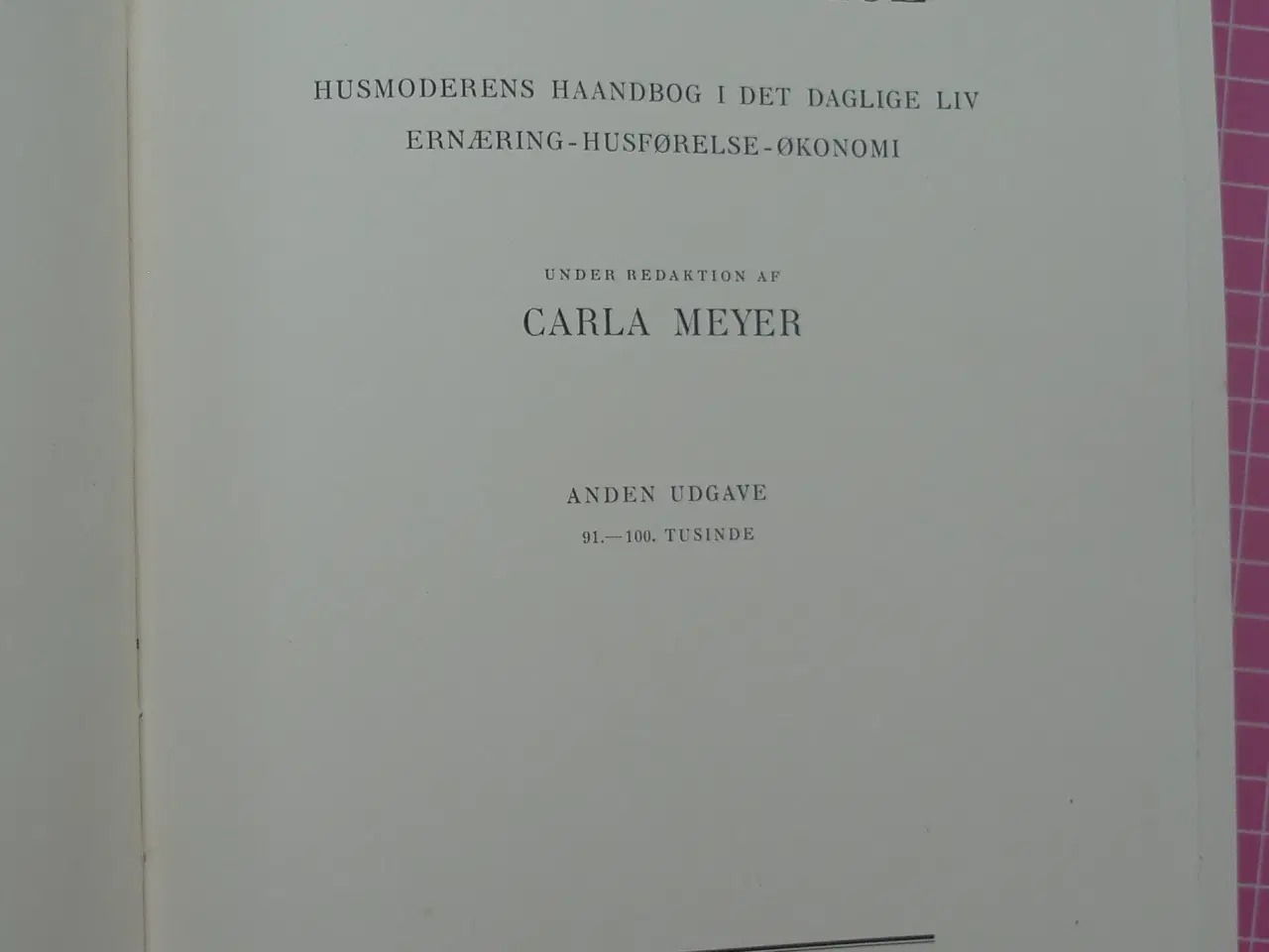 Billede 2 - Nutidens mad og Husførelse af Carla Meyer