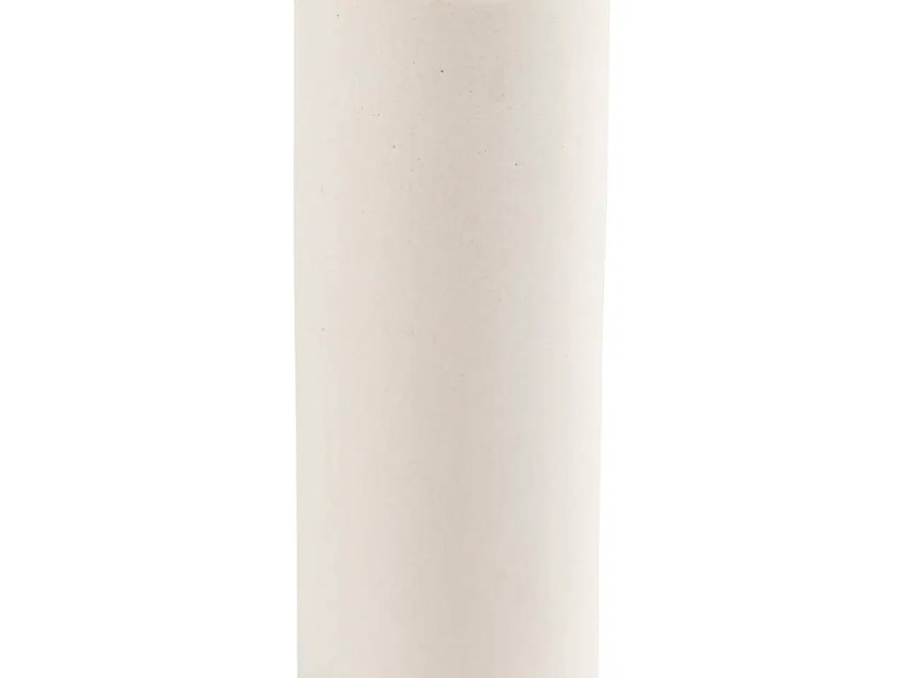 Billede 1 - Elegant Hvid Terrakottavase - 11 cm Høj