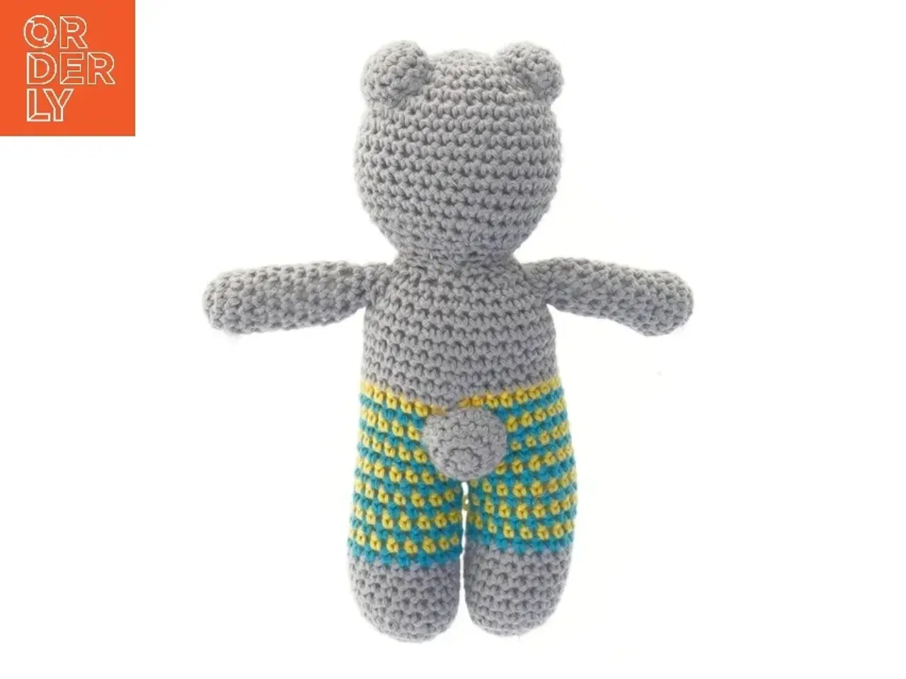 Billede 2 - Hæklet bamse (str. 18 cm)