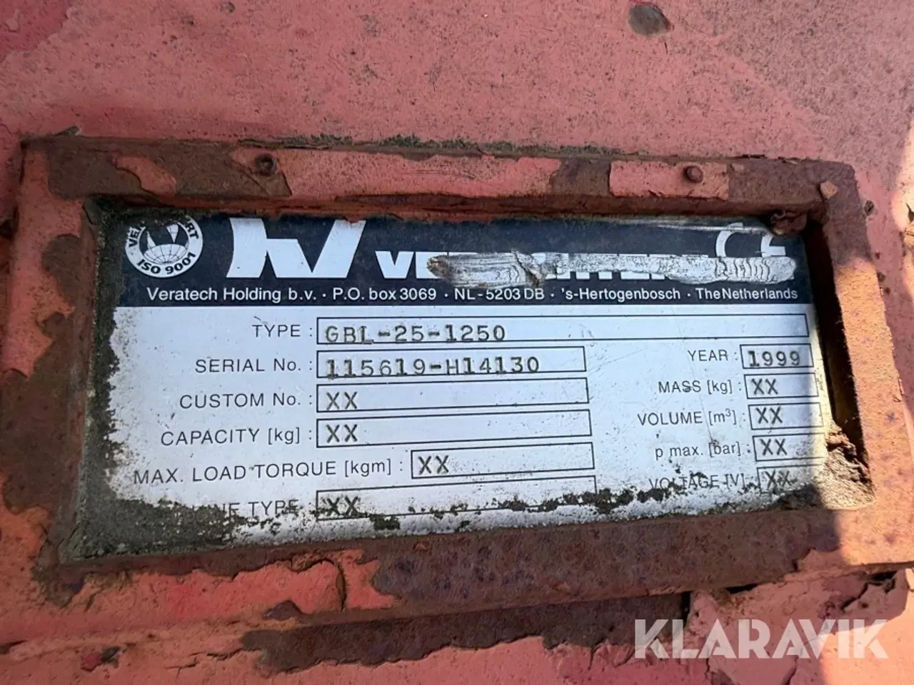 Billede 2 - Sortergrab / rivegrab Veratech GRL-25-1250