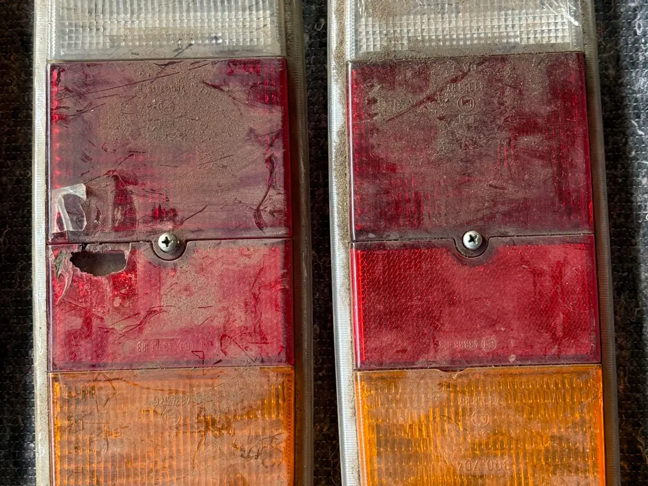 Billede 3 - Fire VW T2 bus baglygteglas 1972 - 1979, Hella.