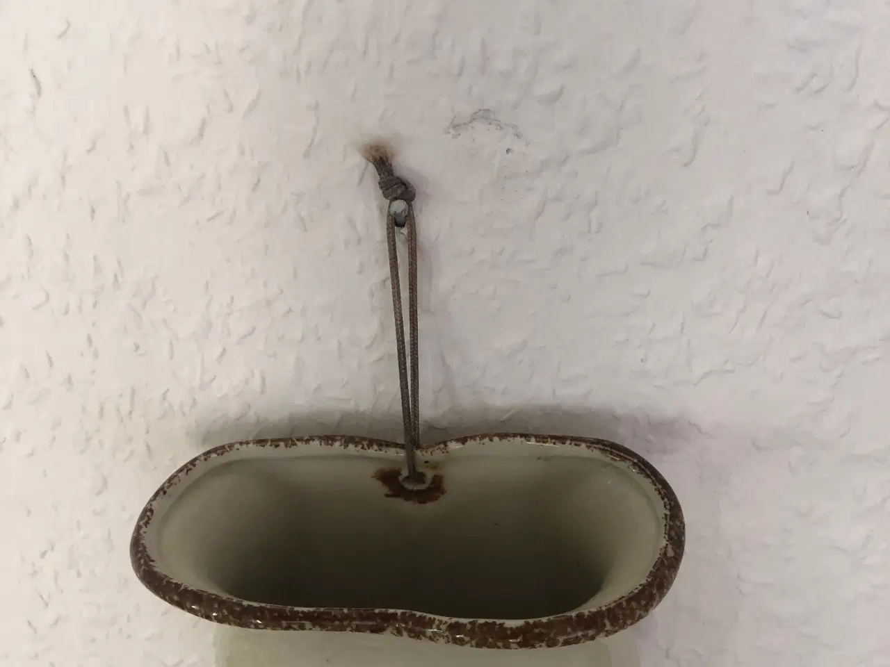 Billede 4 - Keramik vase til ophæng med blomstermotiver