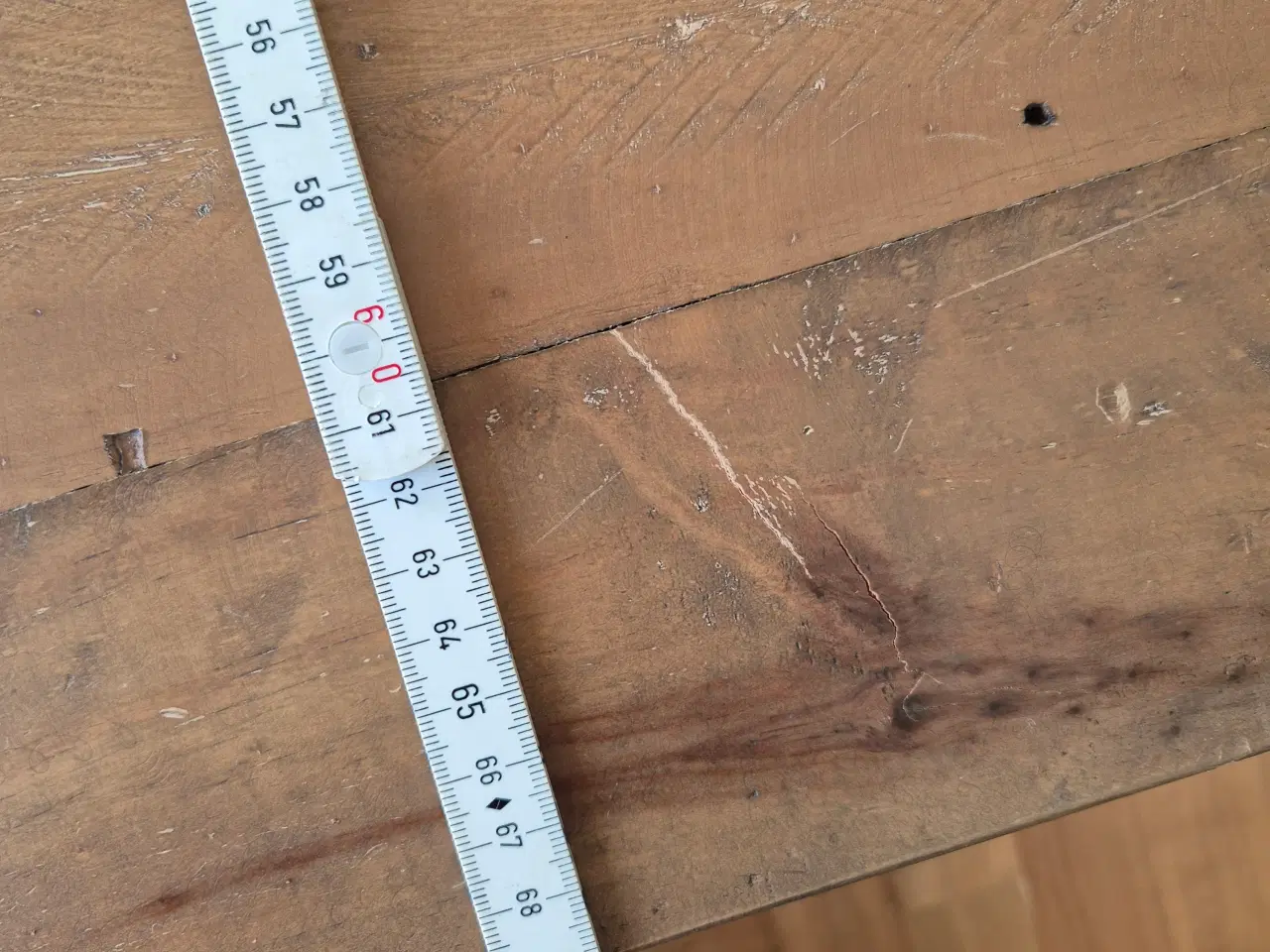 Billede 11 - Sofabord med træ planke udseende 