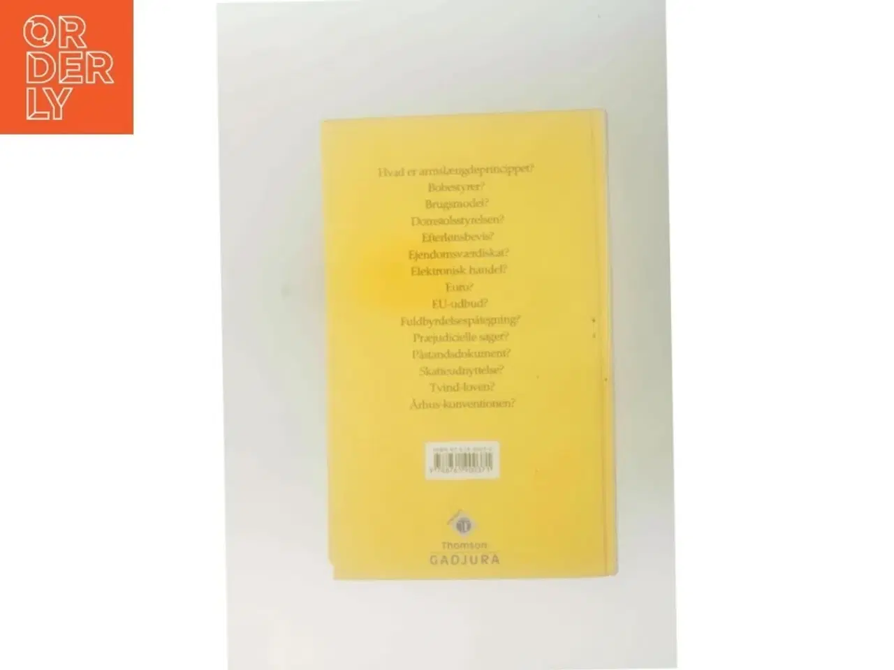 Billede 3 - Juridisk Ordbog af Bo von Eyben (Bog)