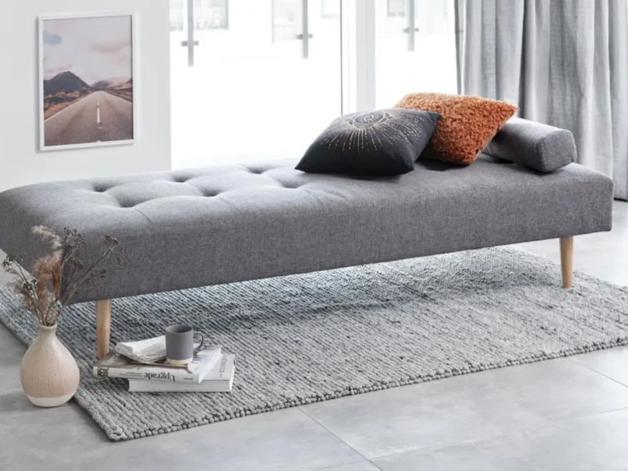 Billede 2 - Fin og næsten ubrugt seng/day bed