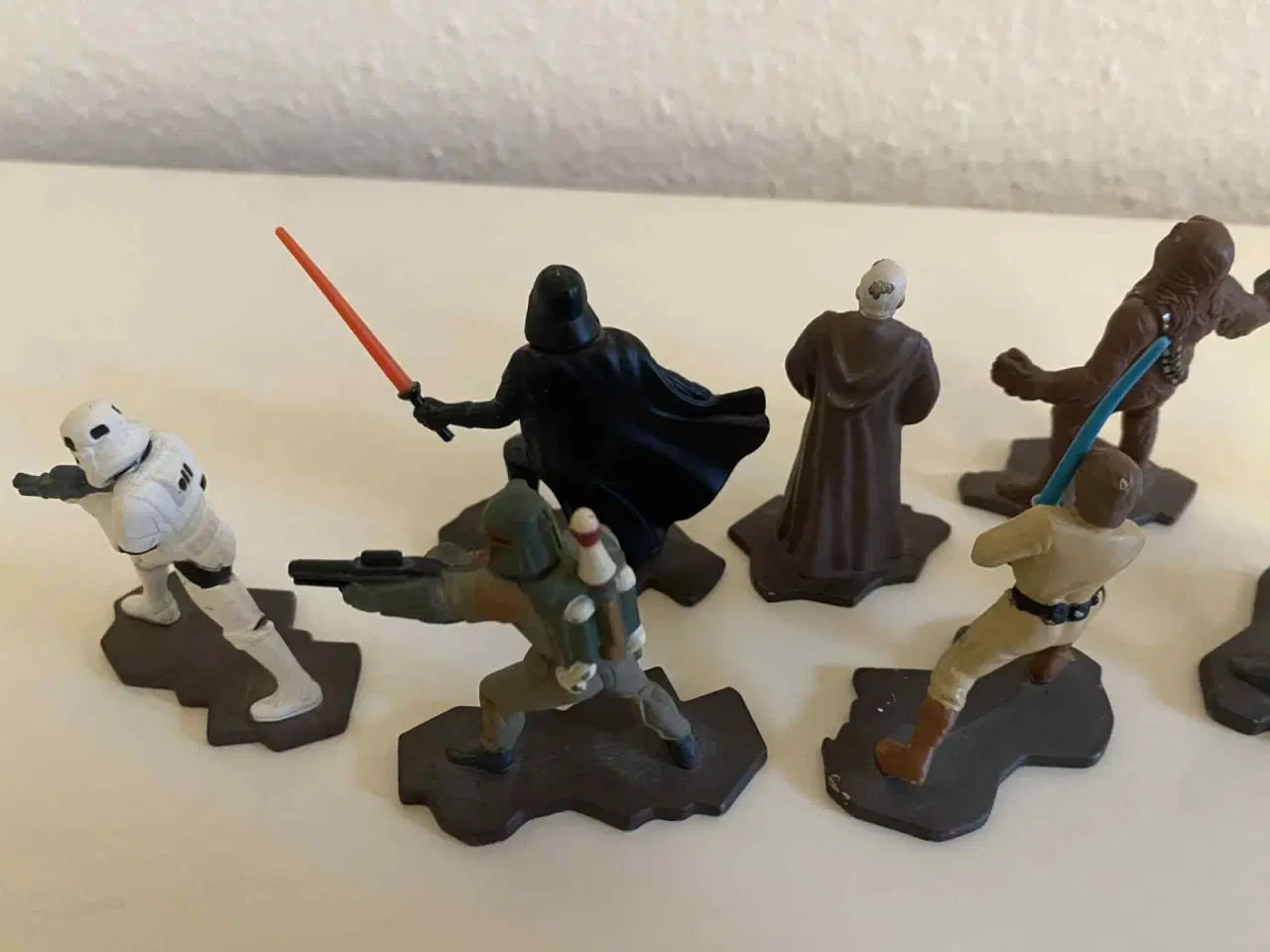 Billede 8 - Star Wars støbte metal samlerfigurer 1994 Lot