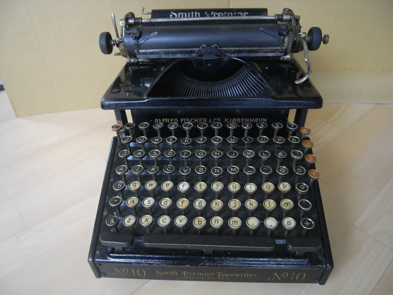 Billede 2 - Antik skrivemaskine Smith Premier No 10-A