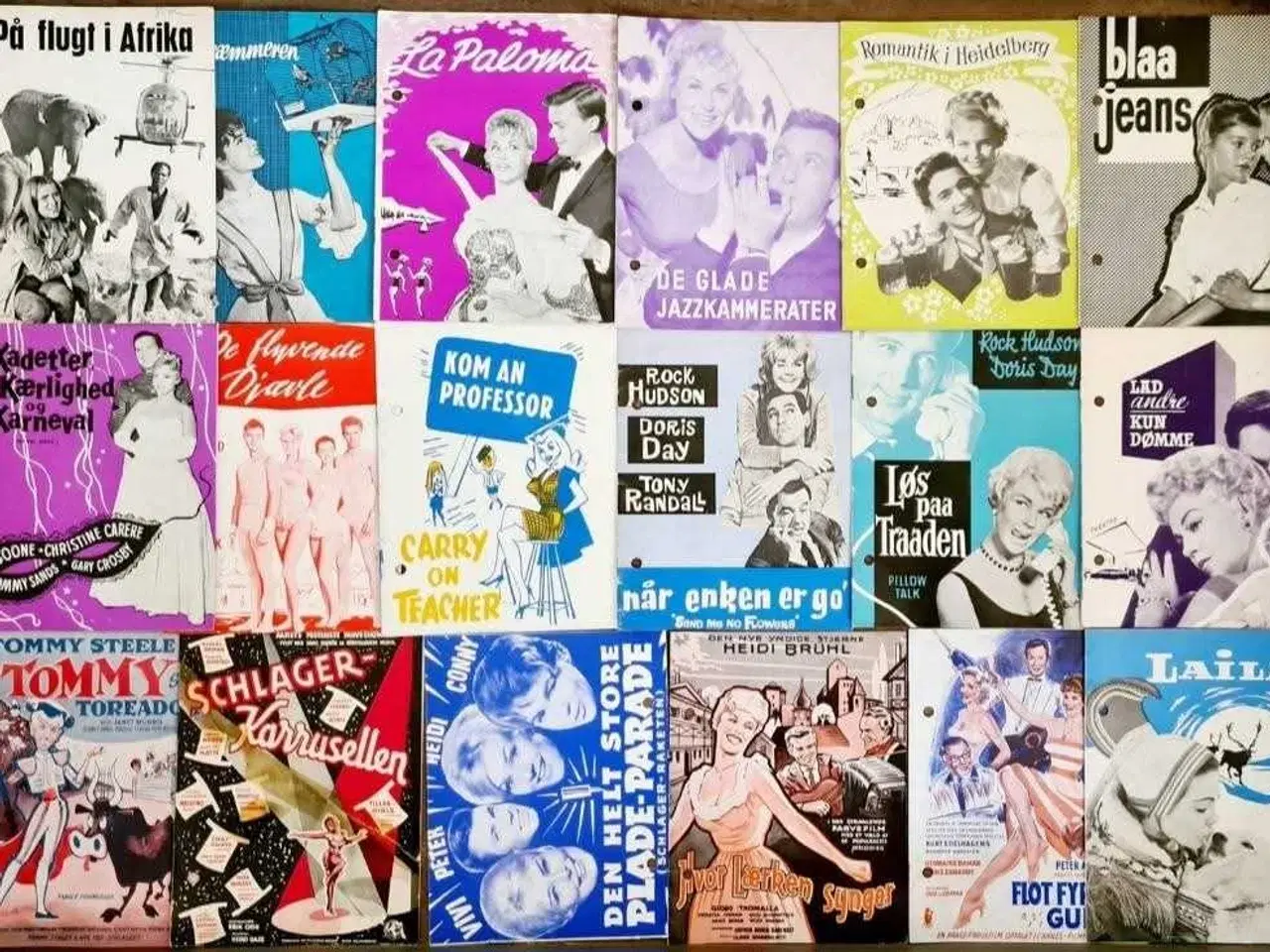 Billede 5 - Stor samling Retro Filmprogramnmer