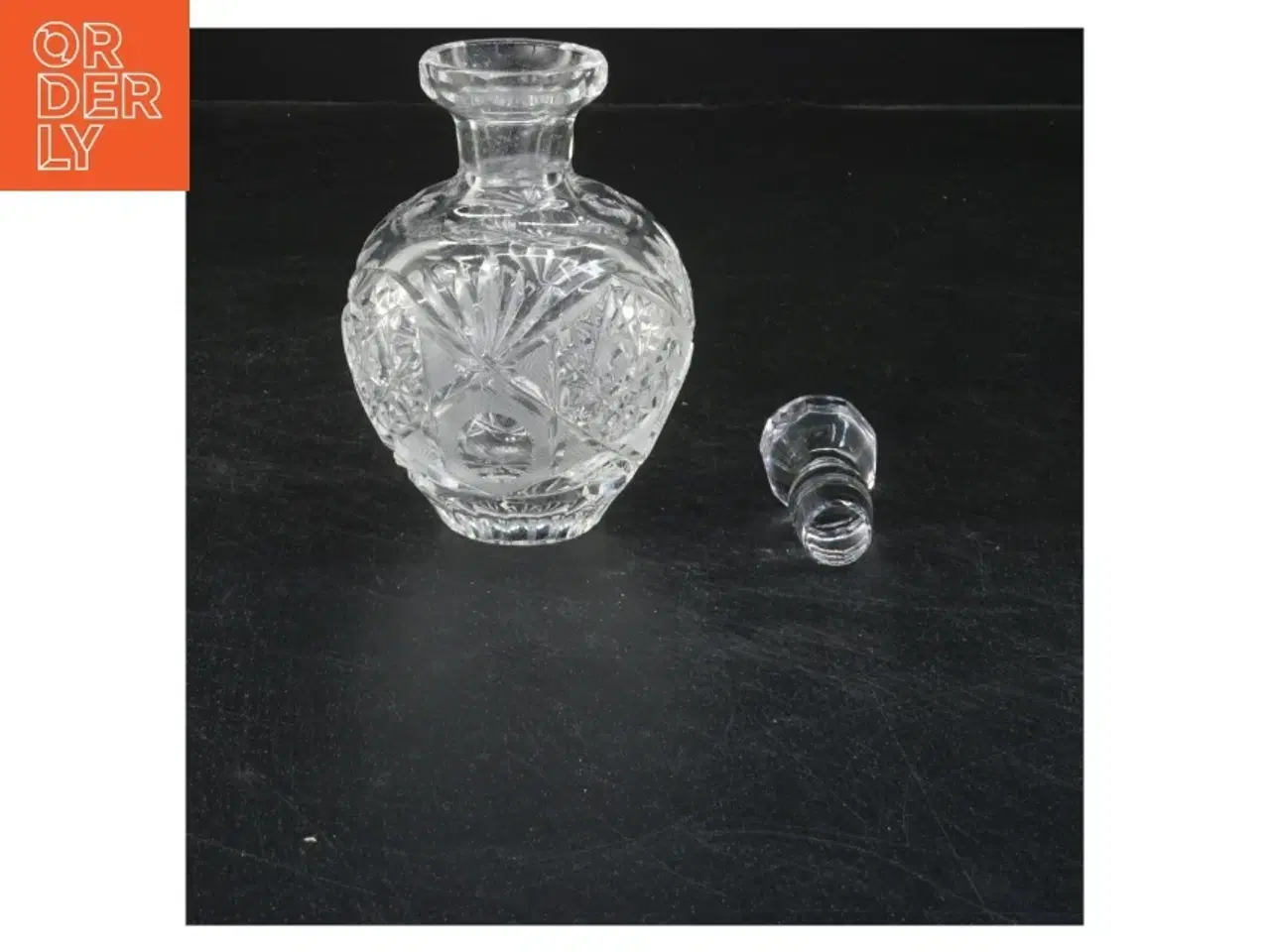 Billede 1 - Dekorativ parfume flacon med prop (str. 12x8 cm)