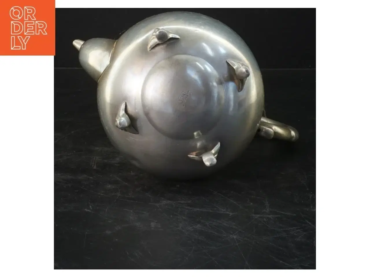 Billede 2 - Vintage te-kande i metal (str. 23x23 cm)