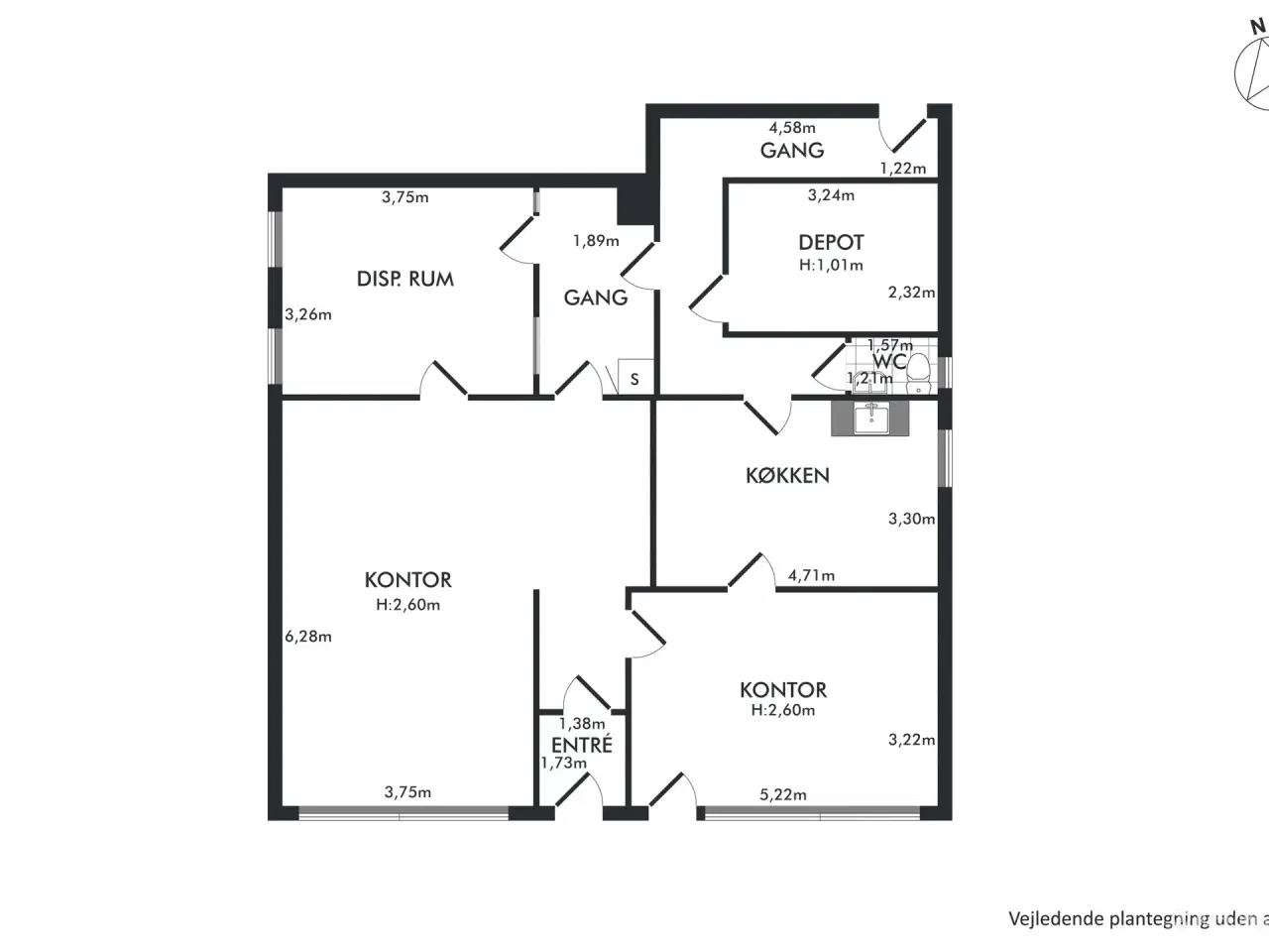Billede 16 - 76 m² KONTORLEJEMÅL