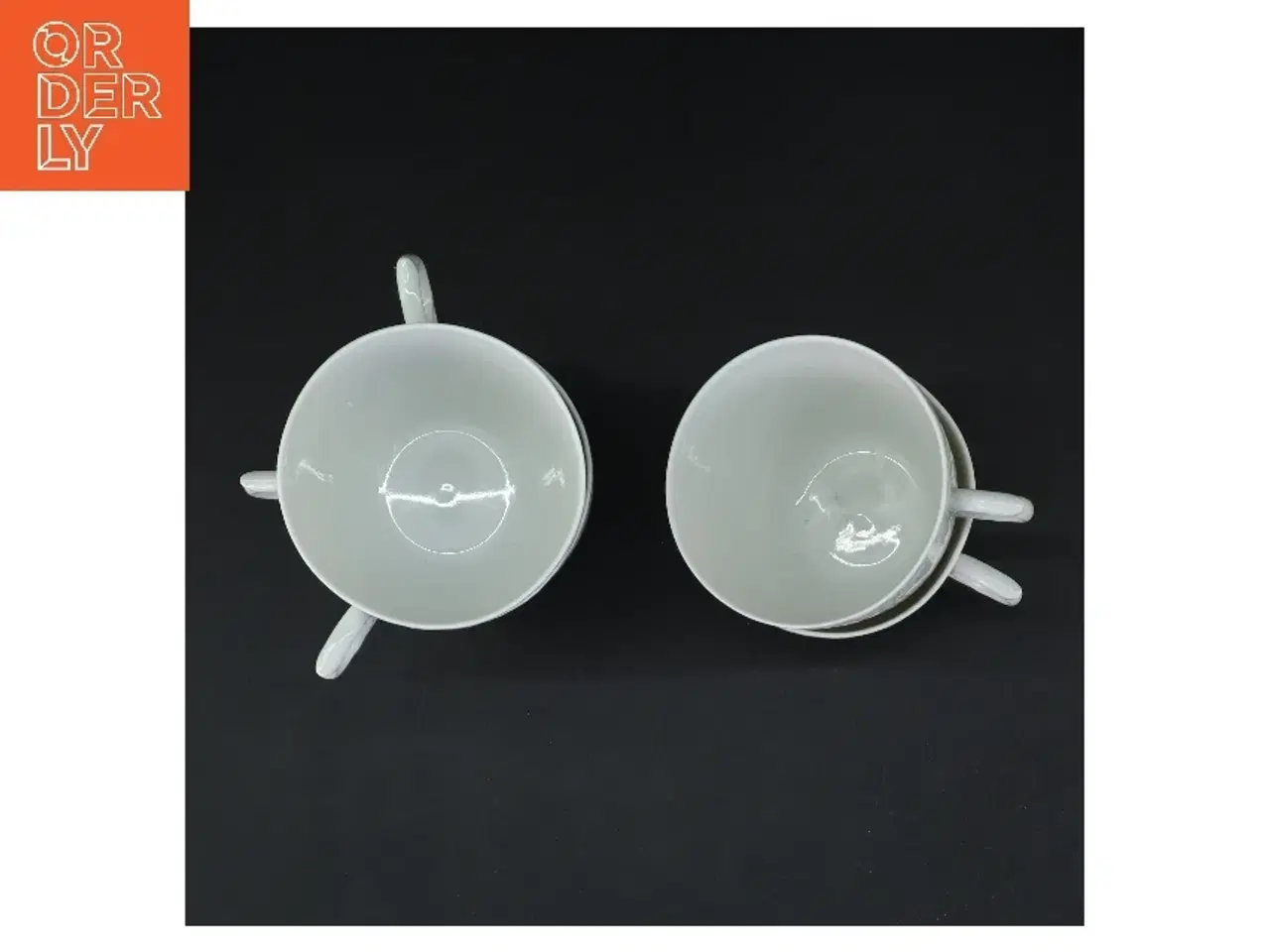 Billede 2 - Sæt af 5 hvide porcelænskopper fra Royal Copenhagen (str. 5 stk Ø 8 cm)