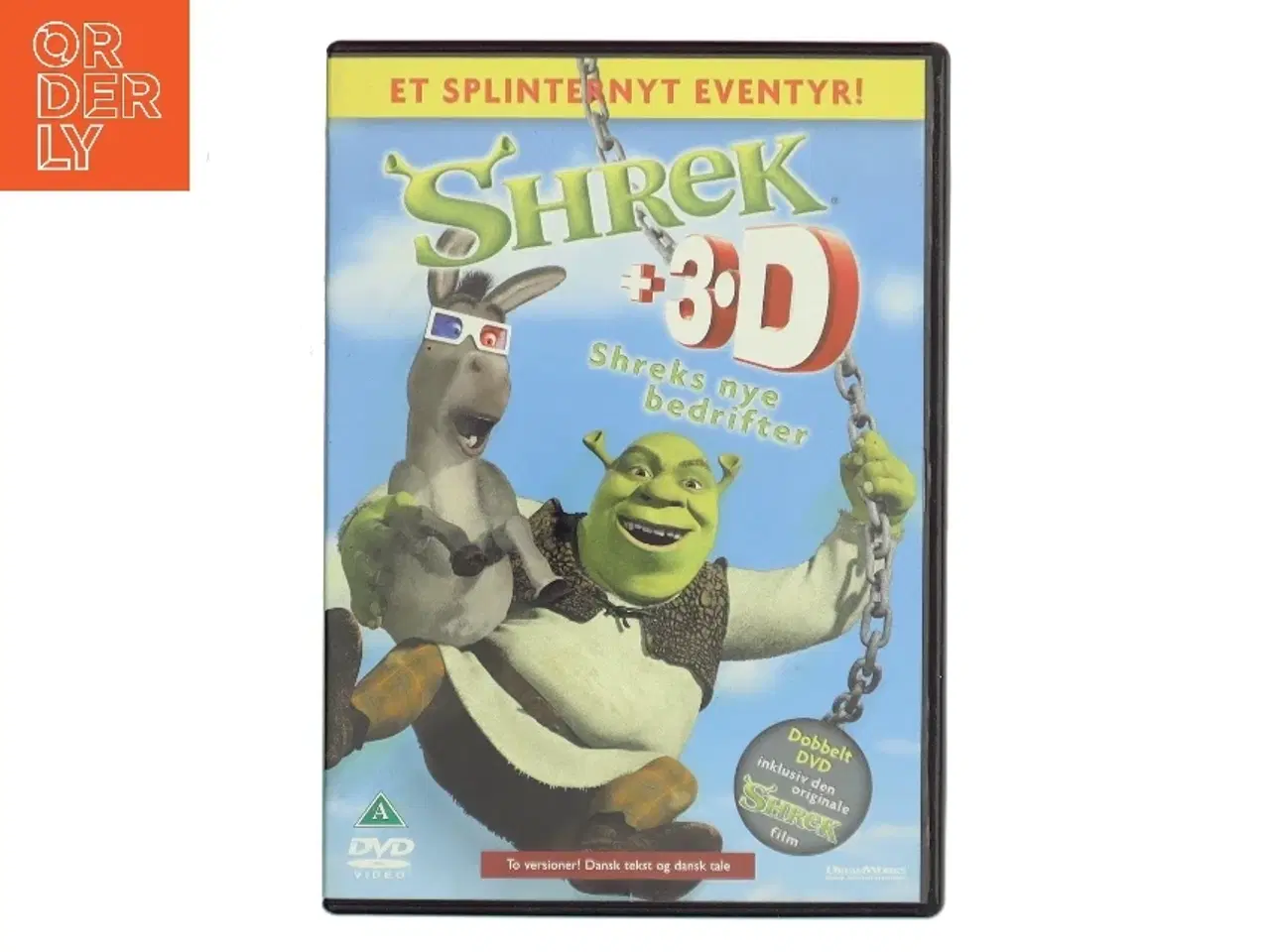 Billede 1 - Shrek + 3D: Shreks nye bedrifter med Amin Jensen (DVD)