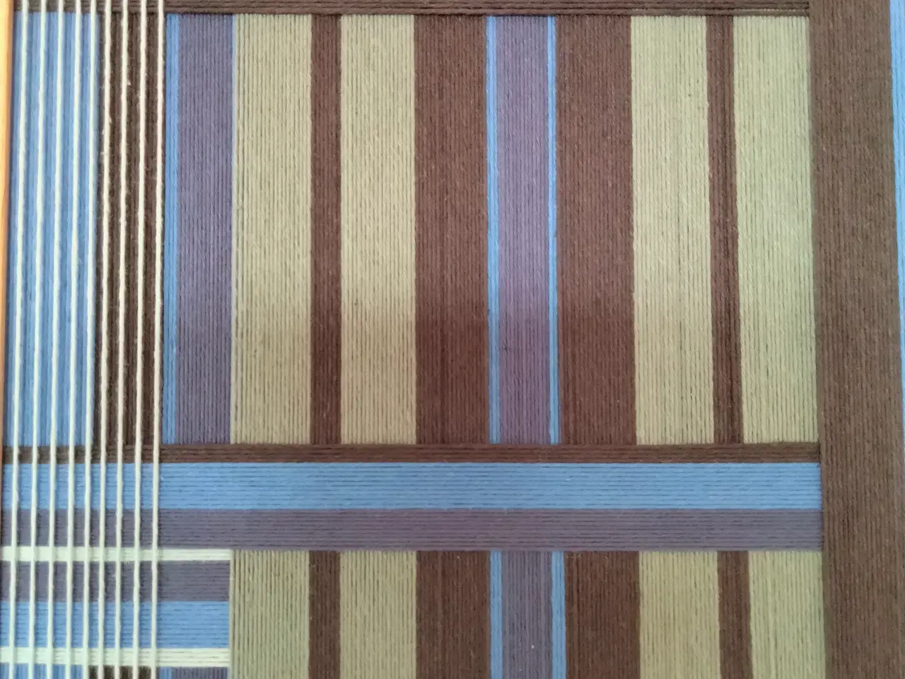 Billede 2 - Garnbillede 40x50 cm håndlavet