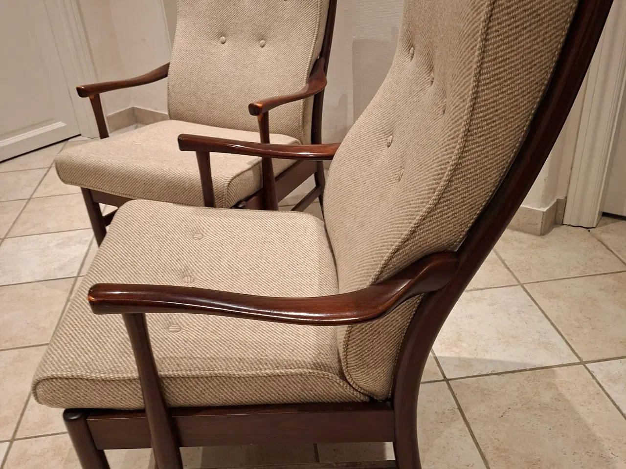 Billede 9 - 2 stk. Farstrup Vintage med 100% uldstof