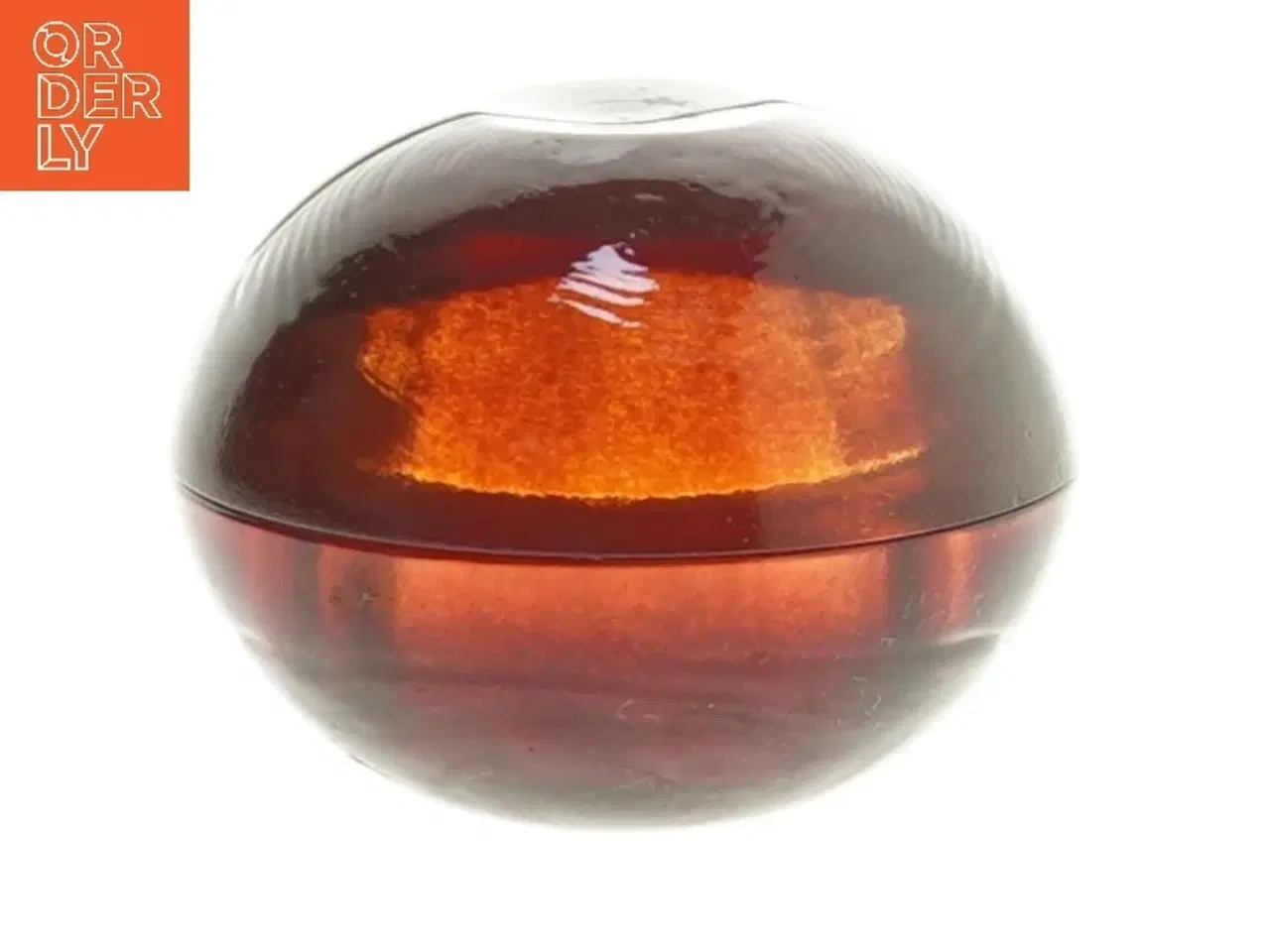 Billede 2 - Ravfarvede lysestager (str. Ø 7,7x3 cm)