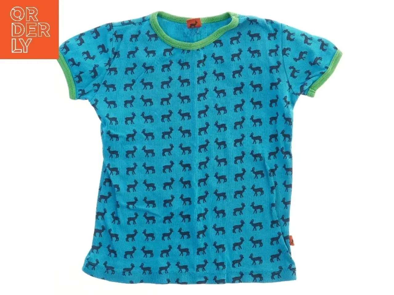 Billede 1 - T-shirt med dyreprint (str. 116)