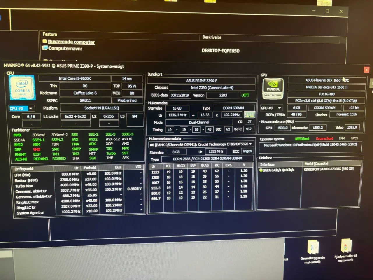 Billede 3 - Komplet stationær computer gaming setup