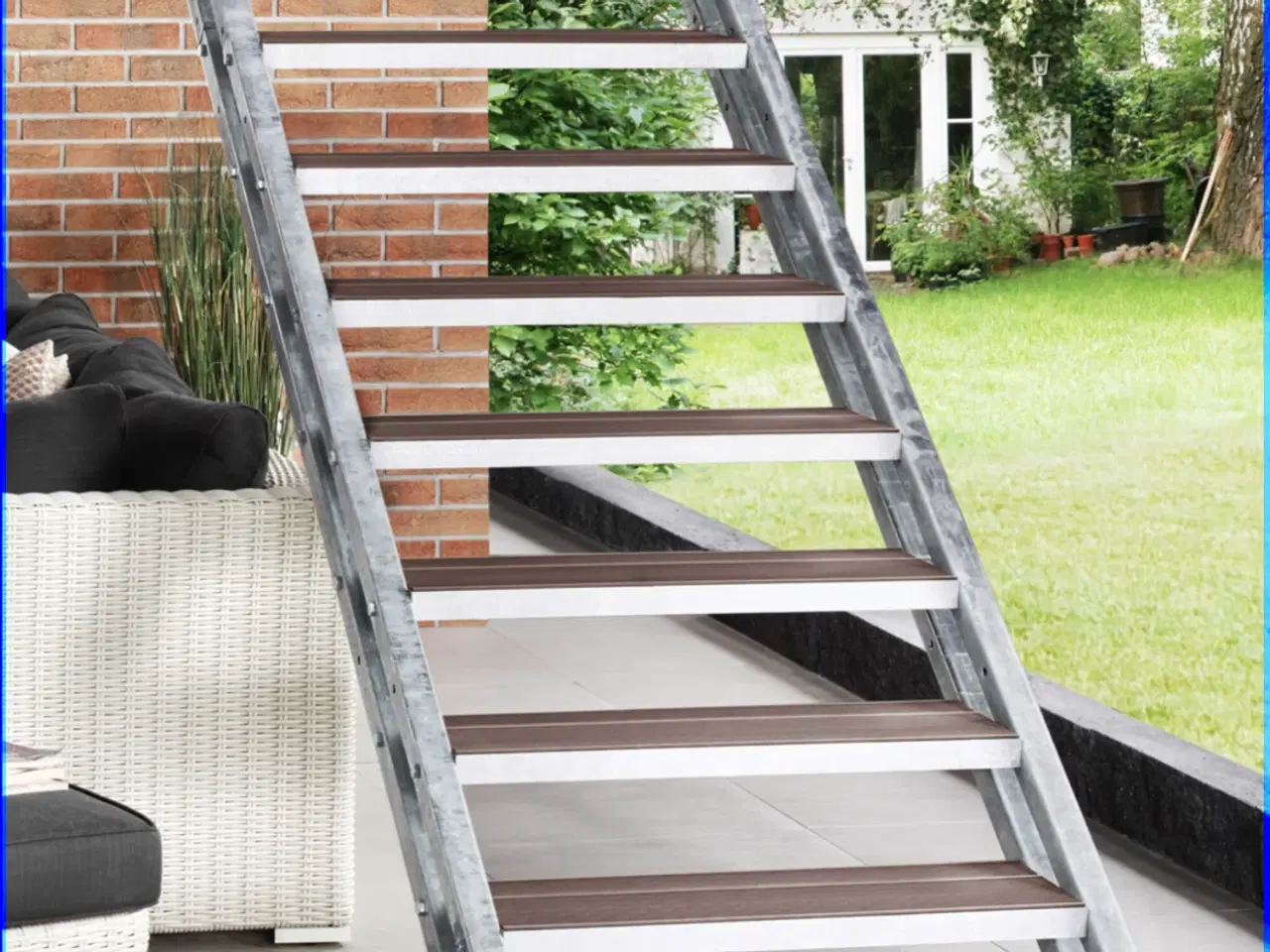 Billede 1 - Stål trappe 