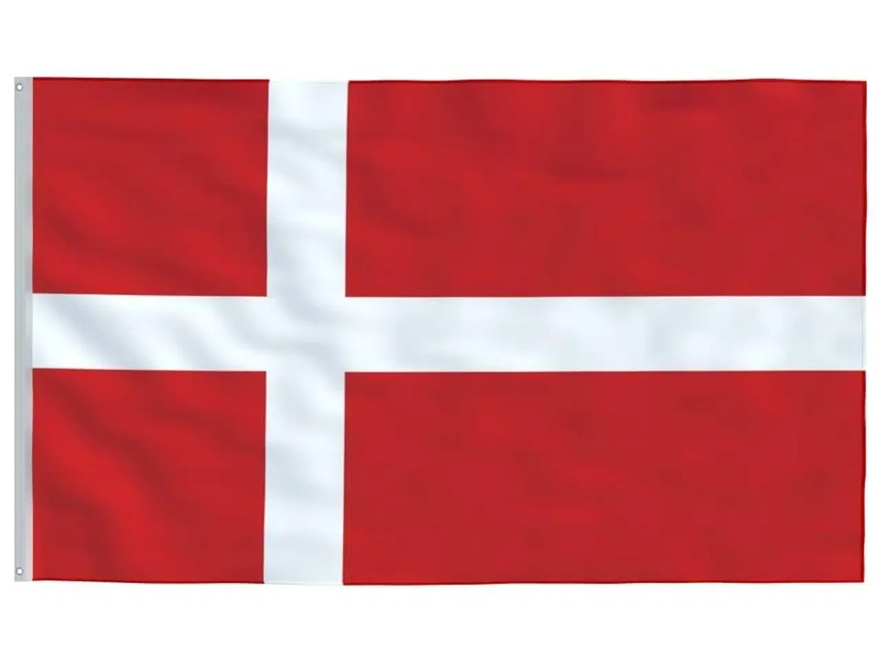 Billede 4 - Danmark flag og flagstang 5,55 m aluminium