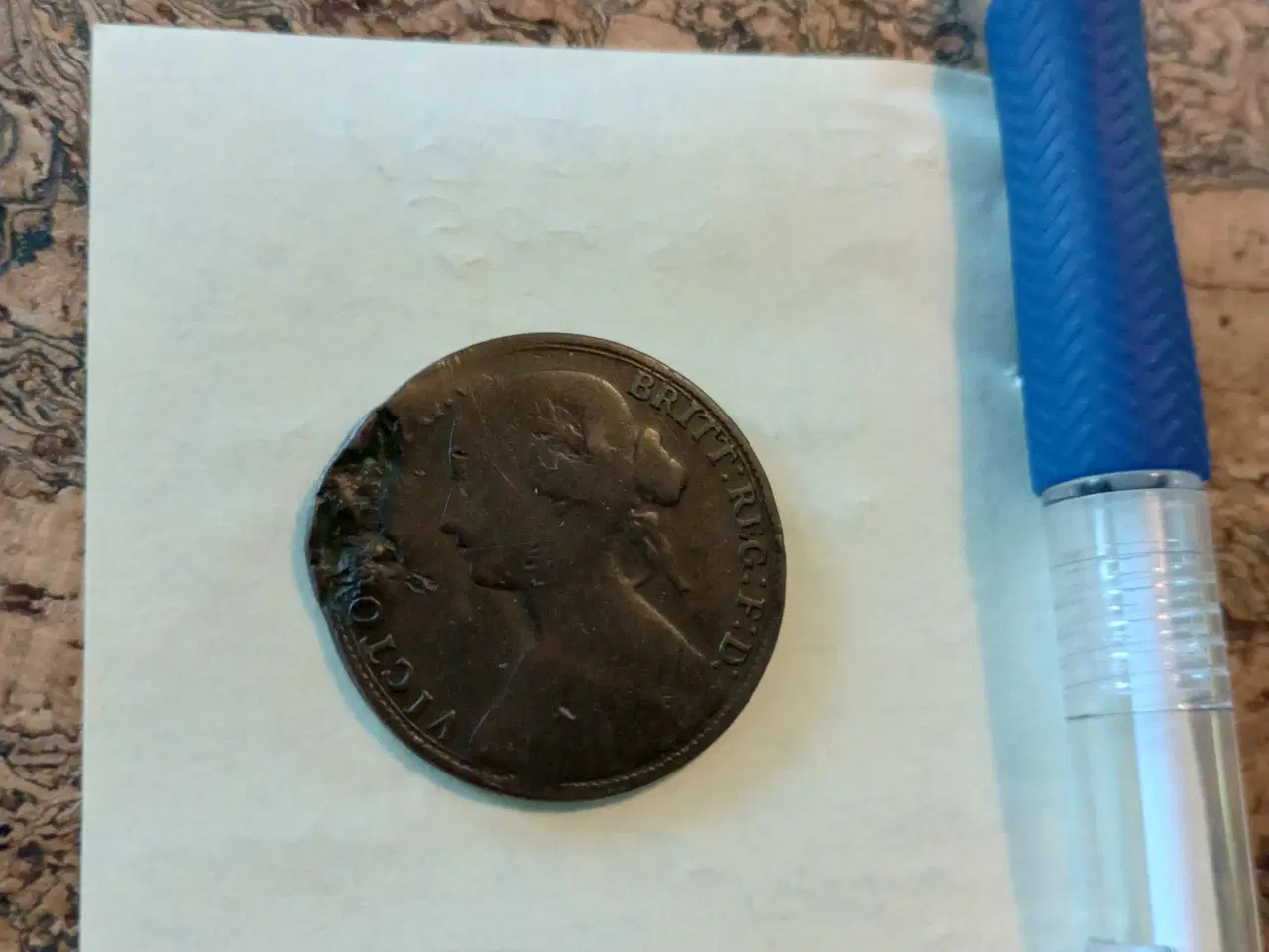 Billede 2 - One penny 1861,samt 2 øre dk.