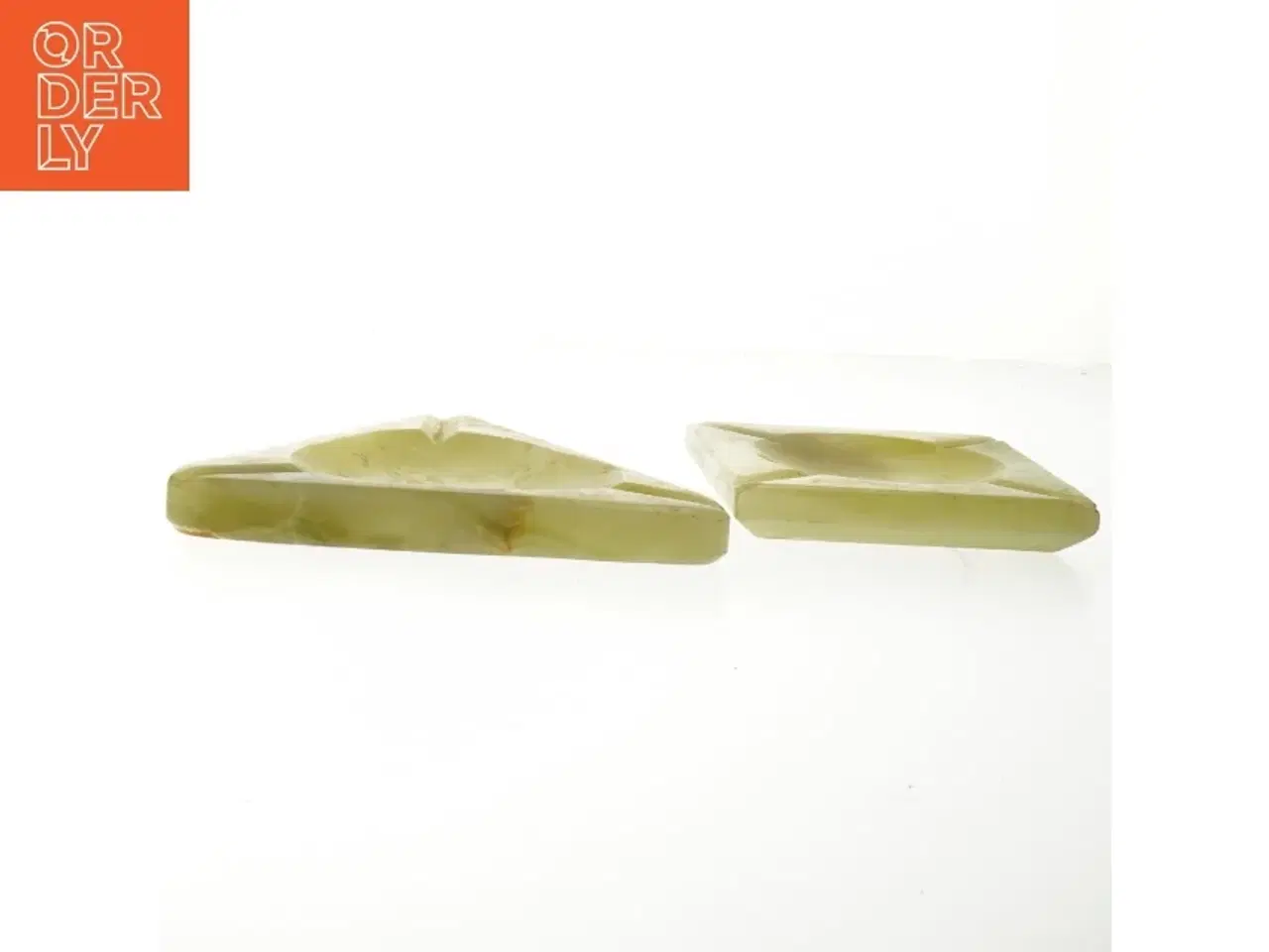 Billede 3 - To sten askebæger (str. 16,5x18,5 og 12,5x12,5 cm)