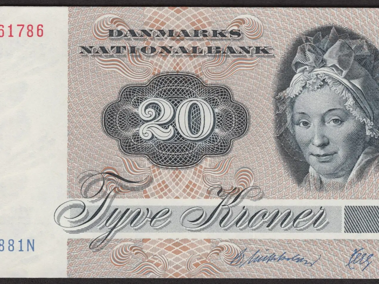 Billede 1 - Danmark 20 Kroner C8 1988