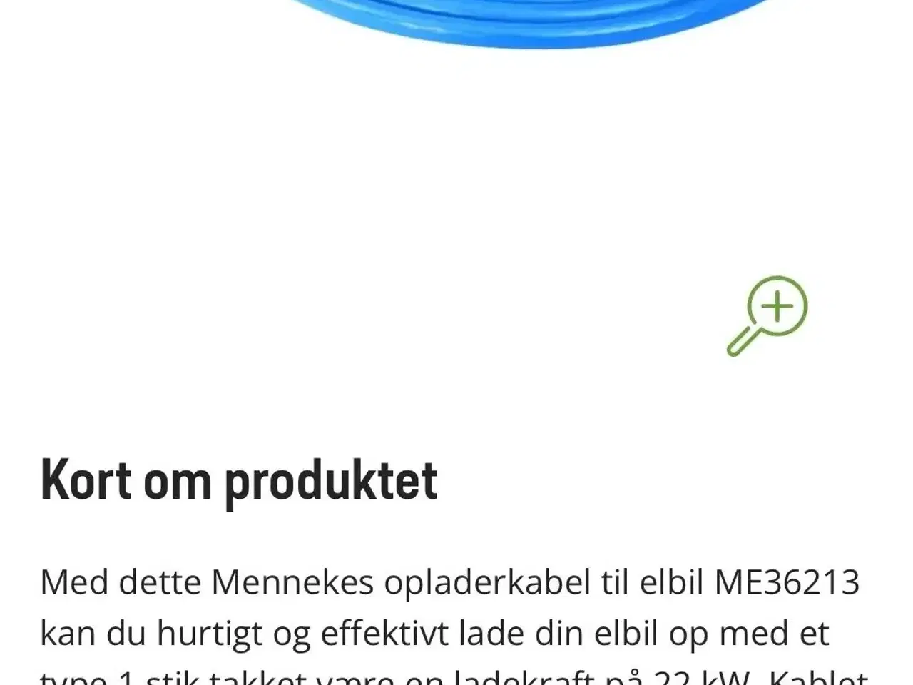 Billede 4 - Ladekabel Mennekes